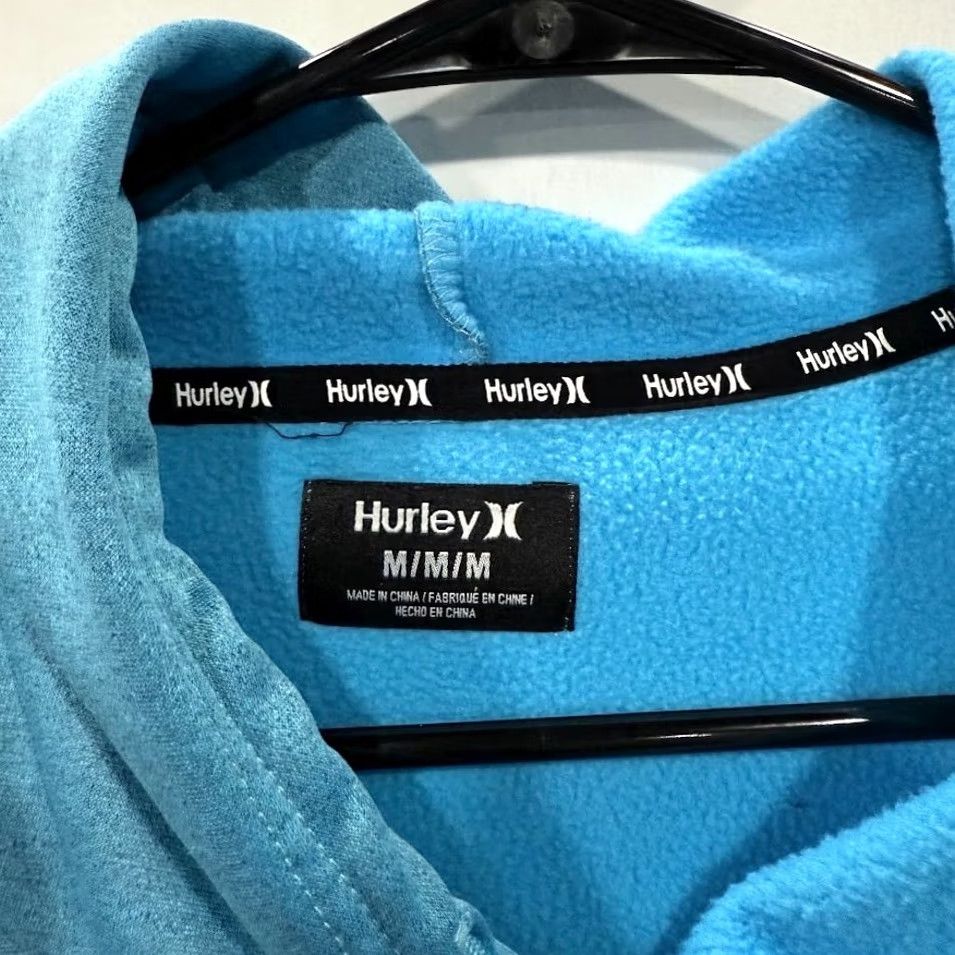 Hurley Hurley Hoodie Men’s M Blue Pullover Fleece Lined Logo Surf Skate Casual Size US M / EU 48-50 / 2 - 3 Thumbnail