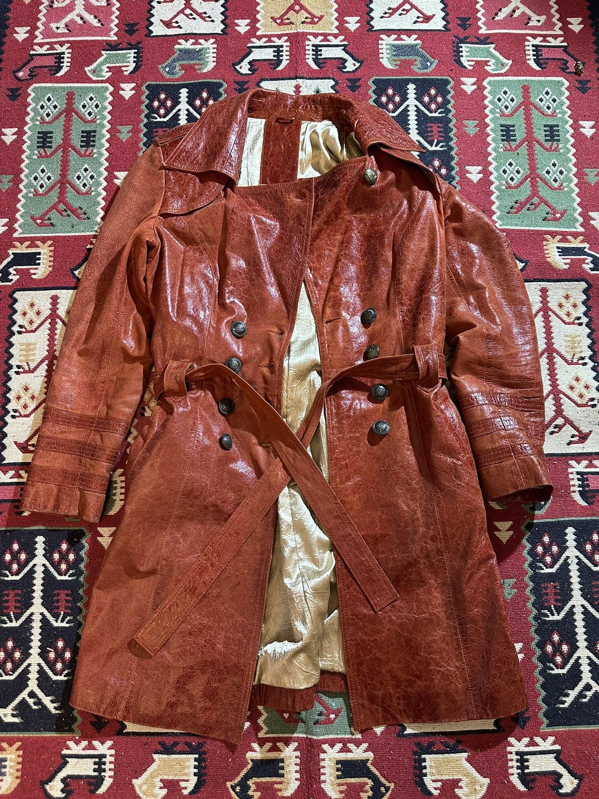 Roberto Cavalli Very Rare 1988-1990 Roberto Cavalli Lamb Leather Jacket Size S / US 4 / IT 40 - 16 Thumbnail