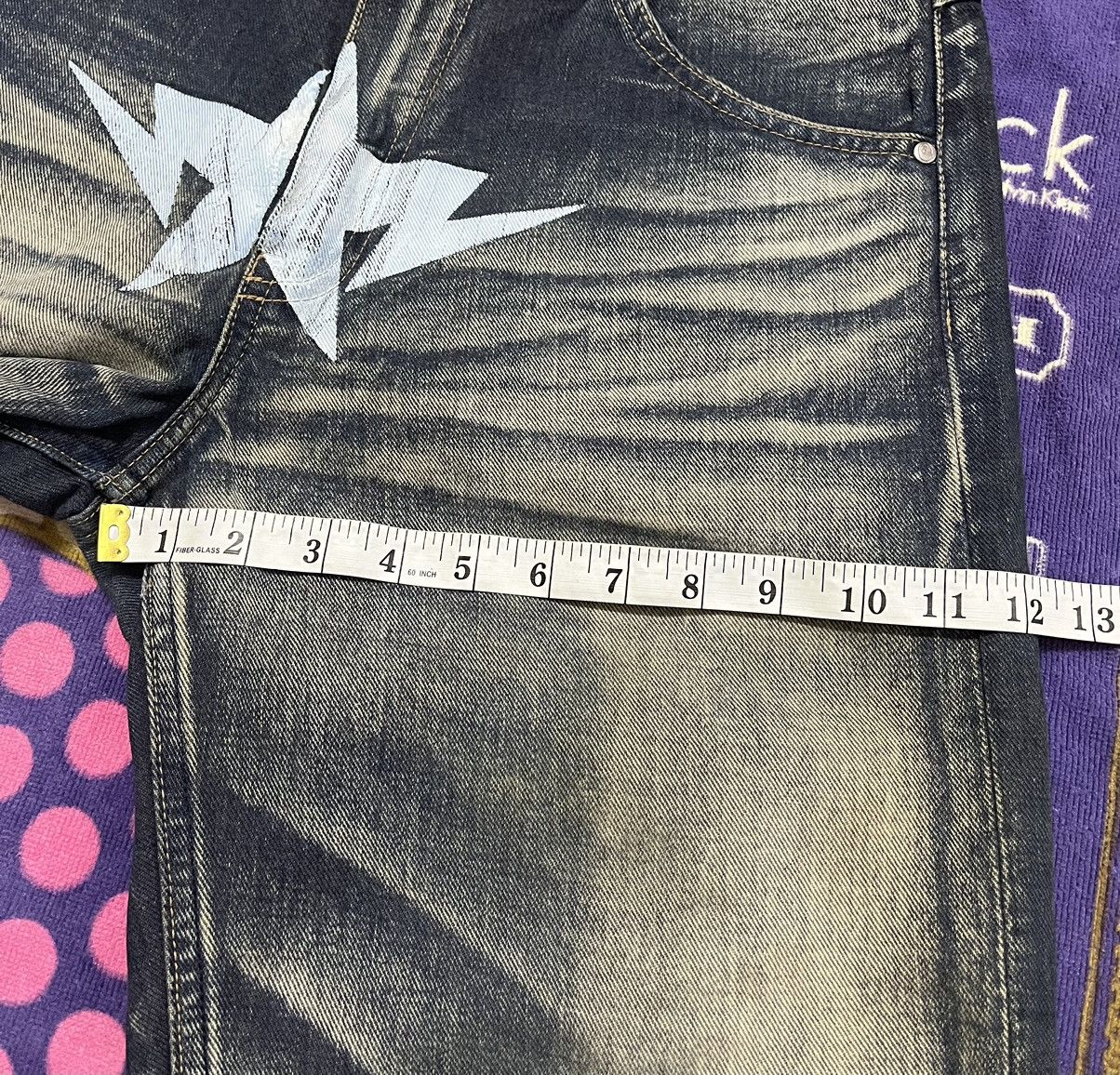 Bape A BATHING APE Made in Japan Selvedge Denim Size US 33 - 20 Thumbnail