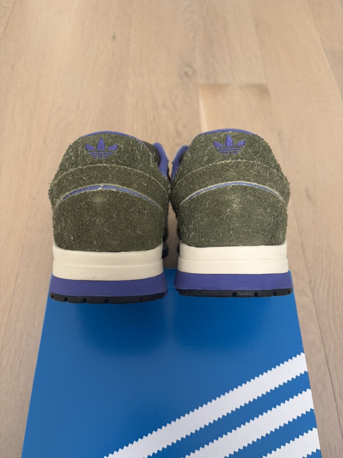 Adidas adidas ZX 420 FZ0255 Skunk Green White Purple Trainers Size US 9 / EU 42 - 7 Thumbnail