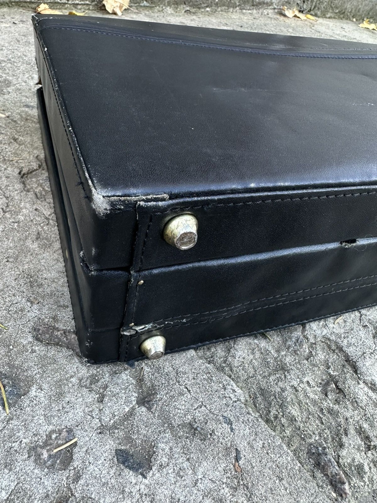 Leather × Vintage 1960/70s Sterling Combination Lock Leather Briefcase Size ONE SIZE - 16 Thumbnail