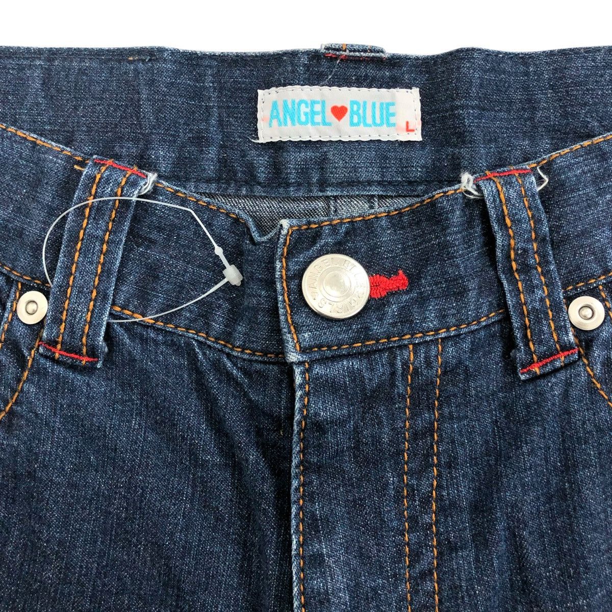 Angel Blue × If Six Was Nine × Le Grande Bleu (L.G.B.) Y2K Angel Blue Flared Jeans BootCut Denim Size US 27 - 6 Thumbnail