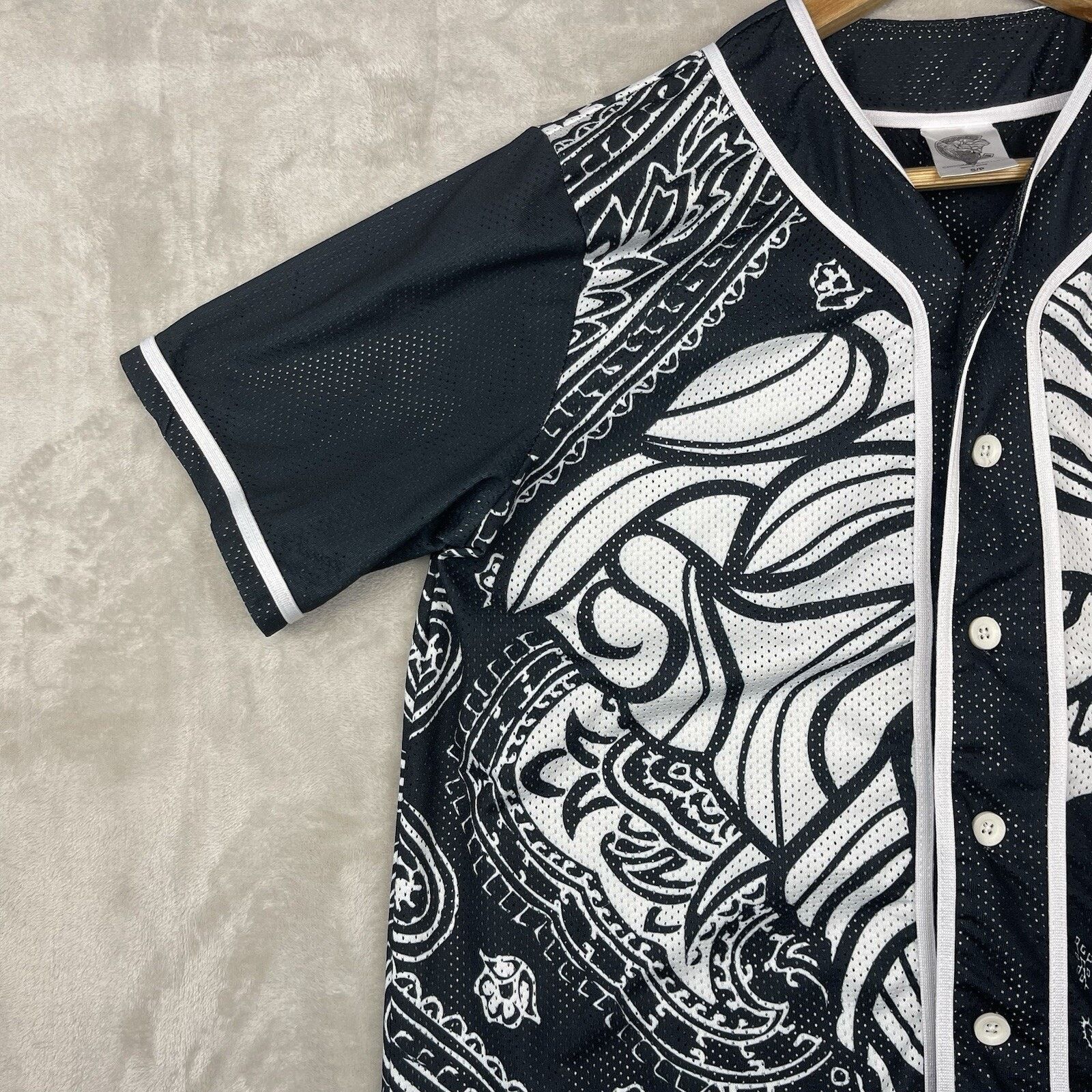 Crooks & Castles Crooks & Castles Medusa Bandana Baseball Jersey Paisley Mesh Size US S / EU 44-46 / 1 - 4 Thumbnail