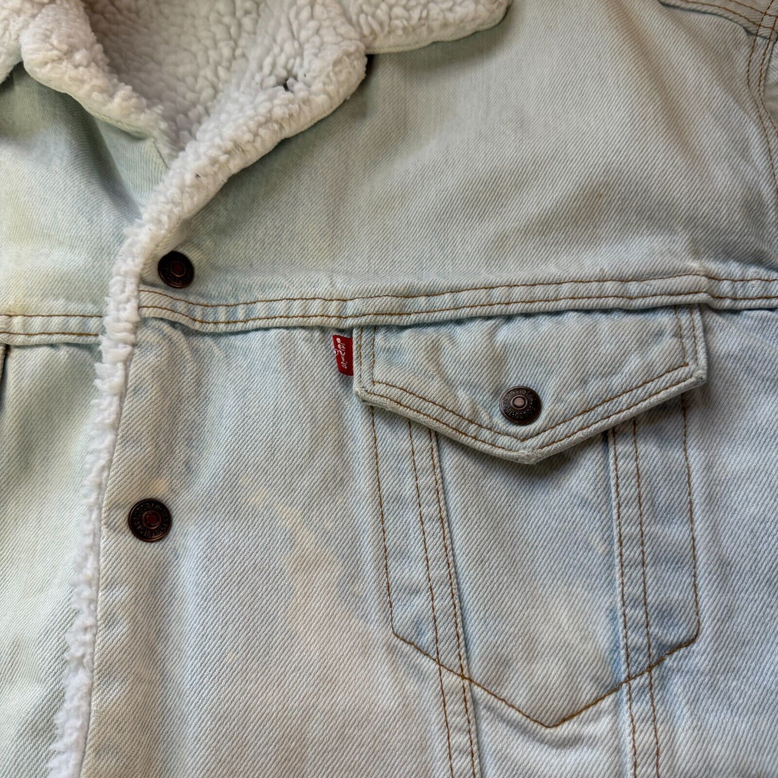 Levi's Vintage 90s Levis Sherpa Lined Denim Jean 527 70609 Jacket M Size US M / EU 48-50 / 2 - 3 Thumbnail
