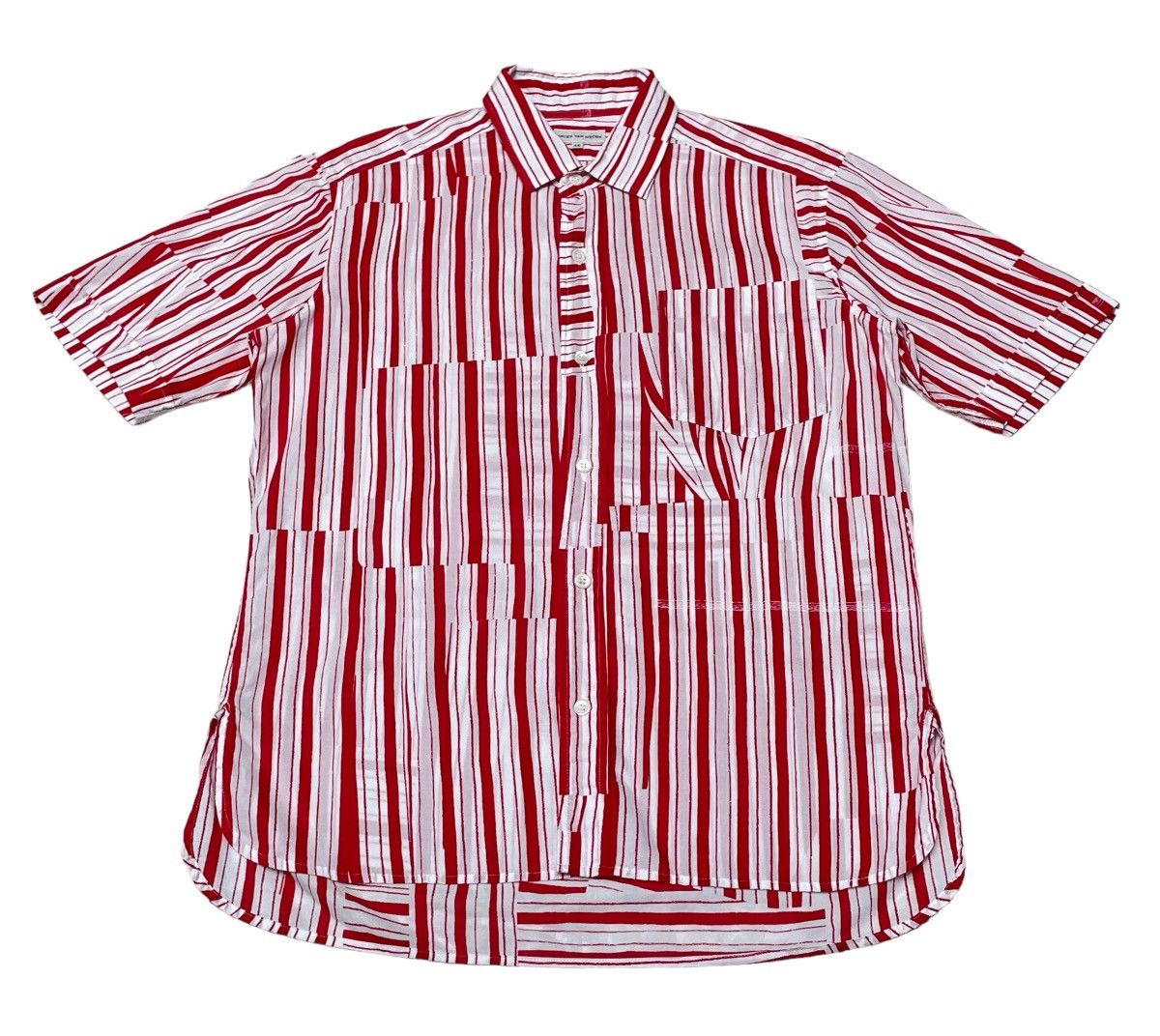Designer × Dries Van Noten × Vintage Vintage Brand Dries Van Hoten Patchwork Shirt 2000s Size US M / EU 48-50 / 2 - 1 Thumbnail