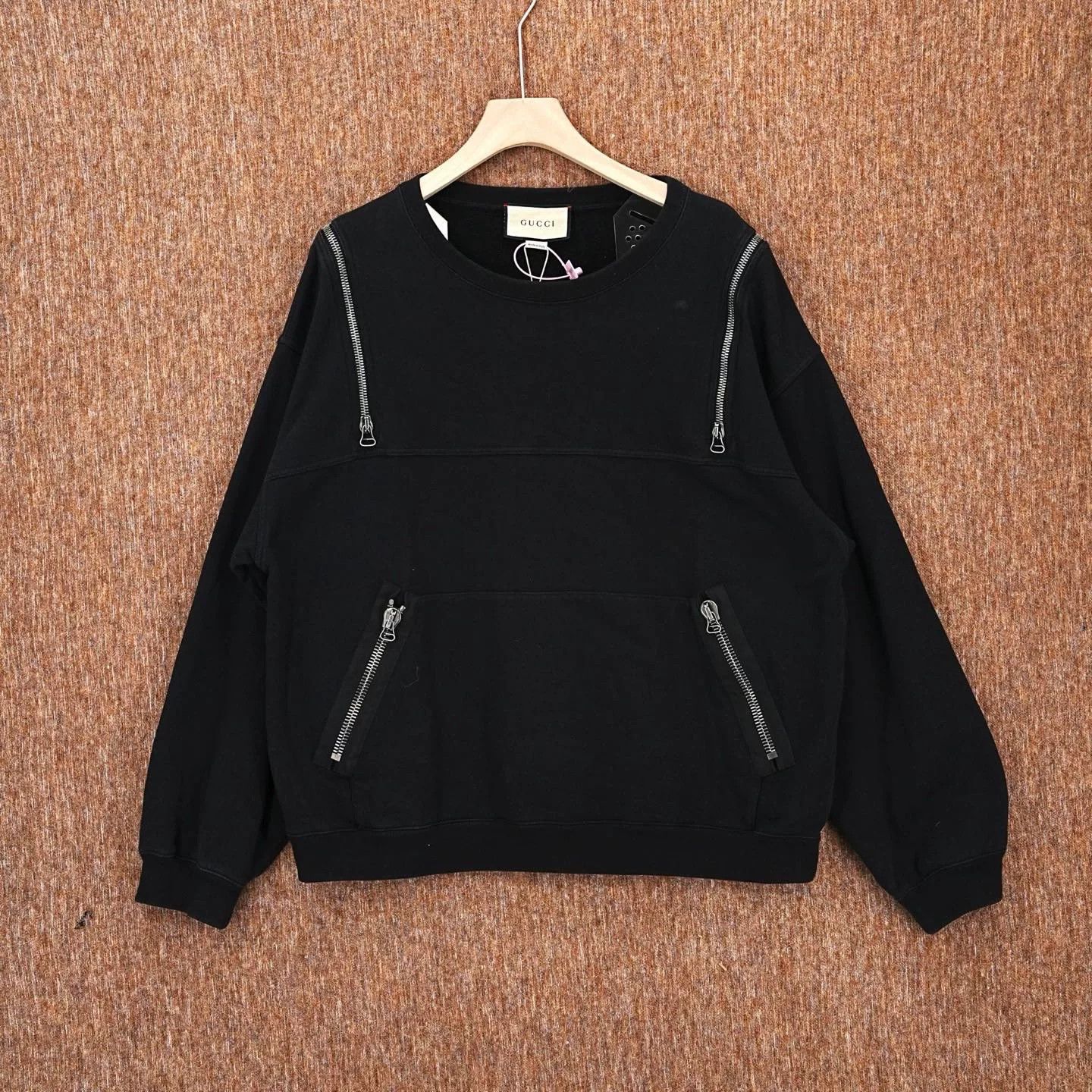 Gucci Gucci SS22 Logo Zip Sweatshirt Size US XXL / EU 58 / 5 - 1 Thumbnail