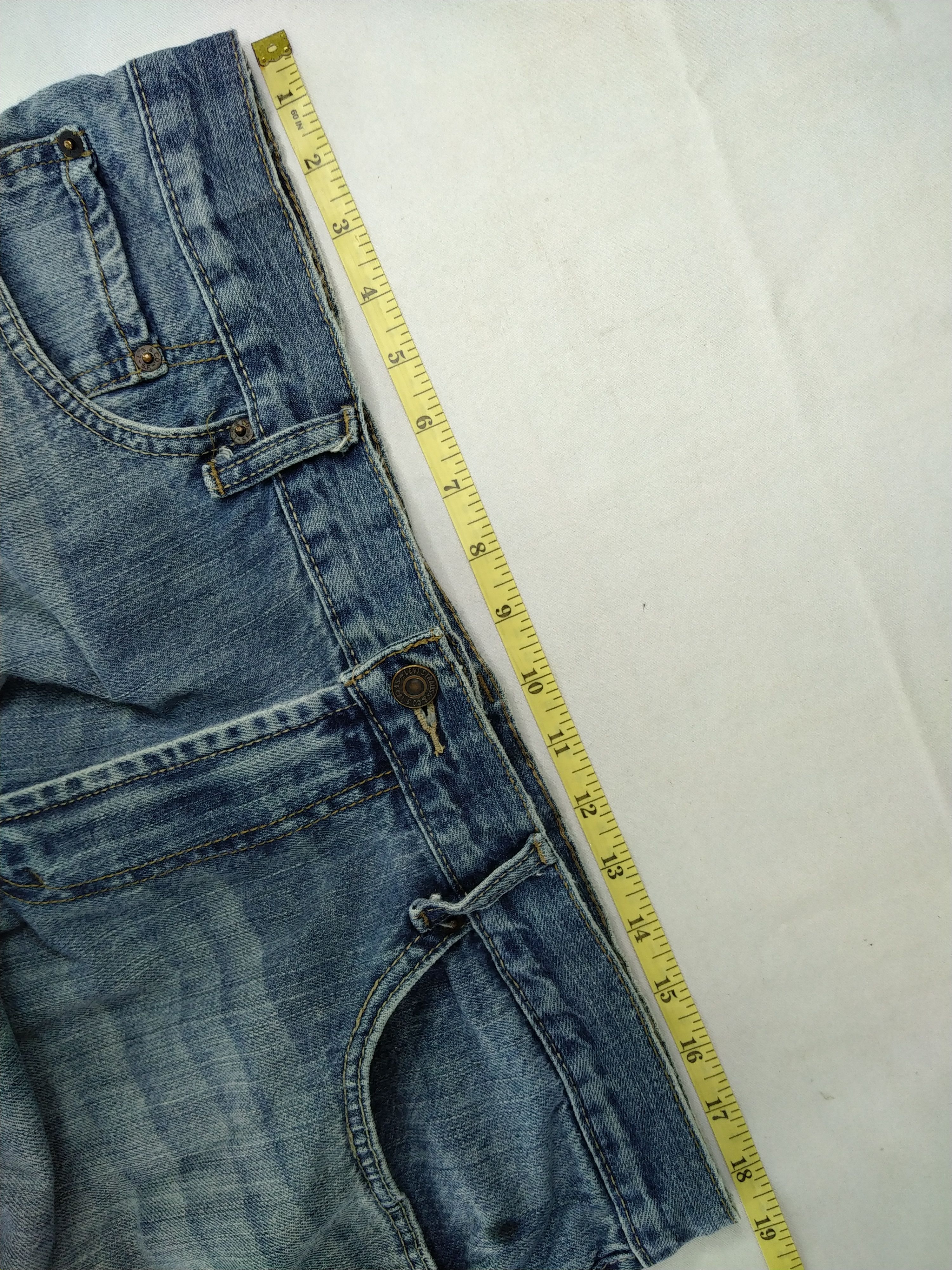 Levi's Vintage Levi's 505 Straight Distressed Denim 37x28 -JN158 Size US 37 - 5 Thumbnail