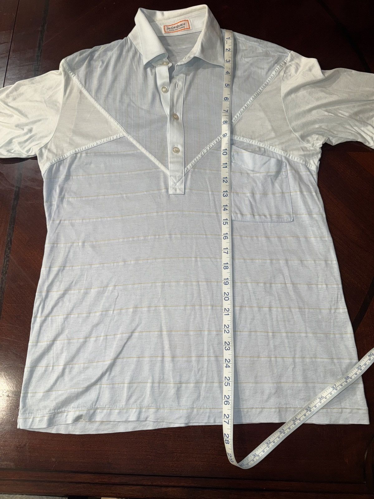 Yves Saint Laurent YSL Polo Shirt x Vintage x Luxury - Yves Saint Laurent Size US S / EU 44-46 / 1 - 5 Thumbnail
