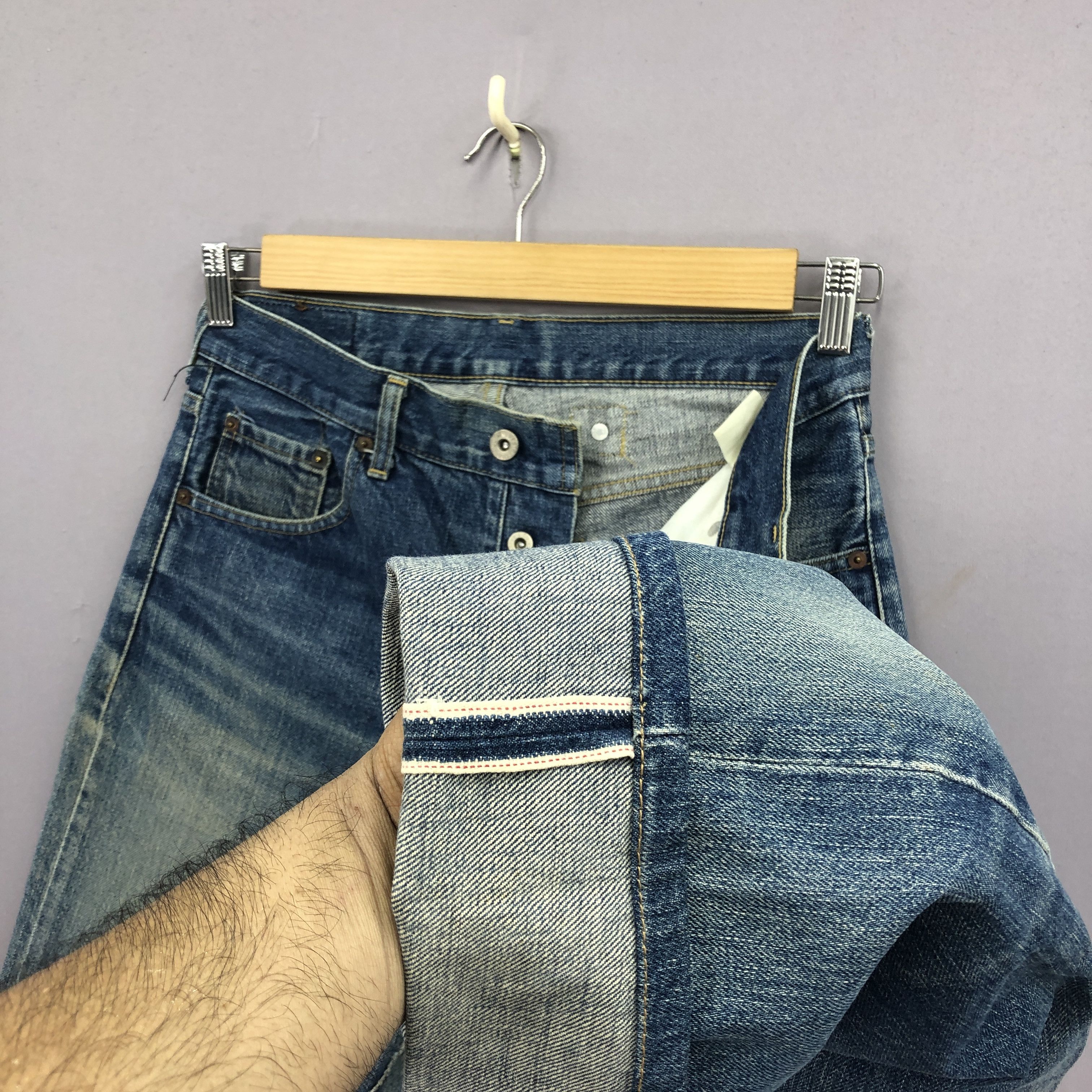 Levi's Vintage Levis 701xx Selvedge Jeans Levi's Light Wash Denim Size 28" / US 6 / IT 42 - 8 Thumbnail