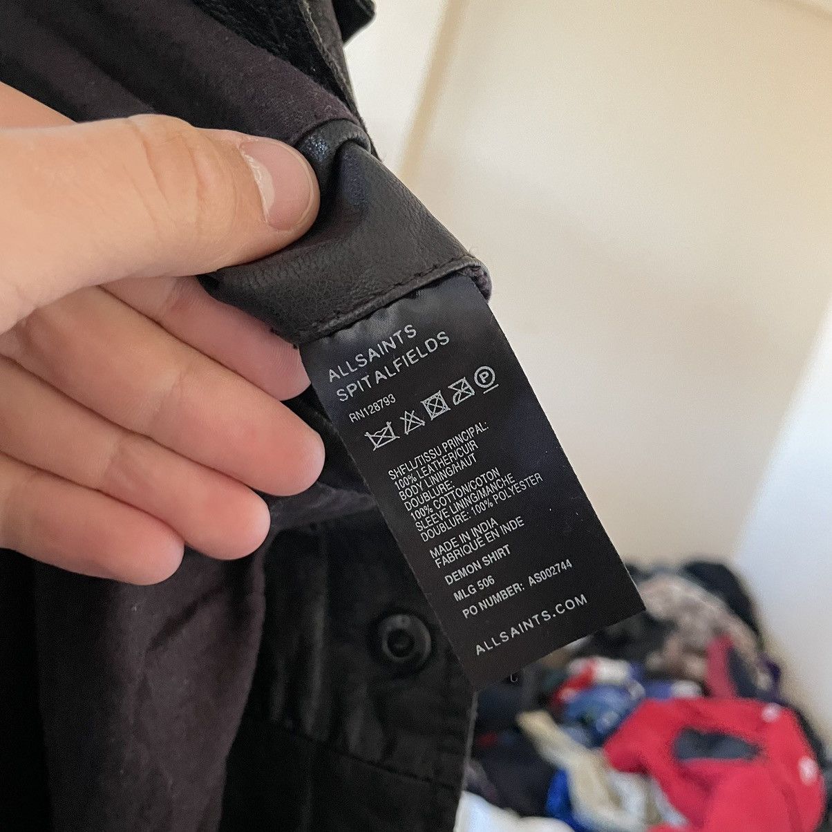 Allsaints × If Six Was Nine AllSaints demon Jacket Leather bomber moto biker Japan Size US L / EU 52-54 / 3 - 6 Thumbnail