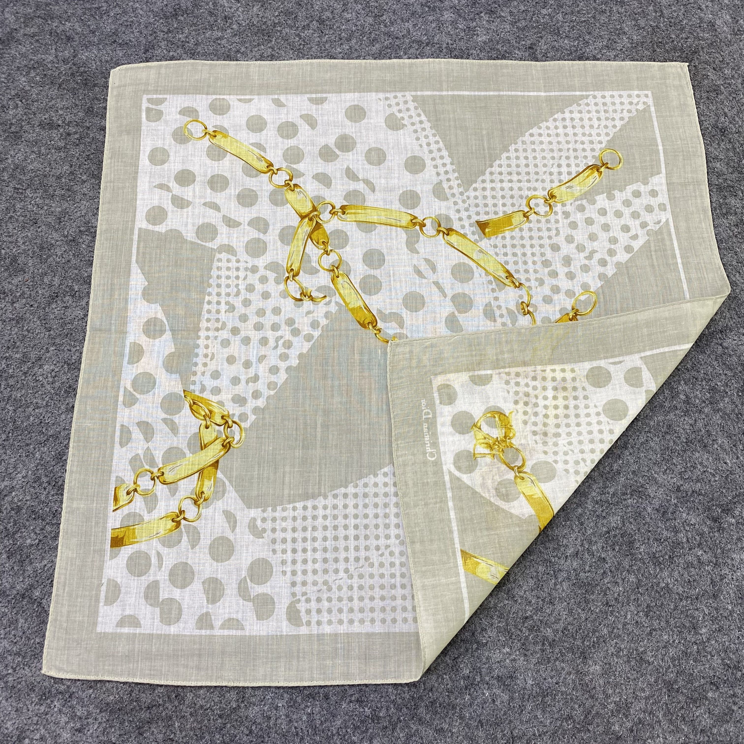 Vintage Christian Dior Handkerchief Neckerchief Bandana-B1901 Size ONE SIZE - 5 Thumbnail