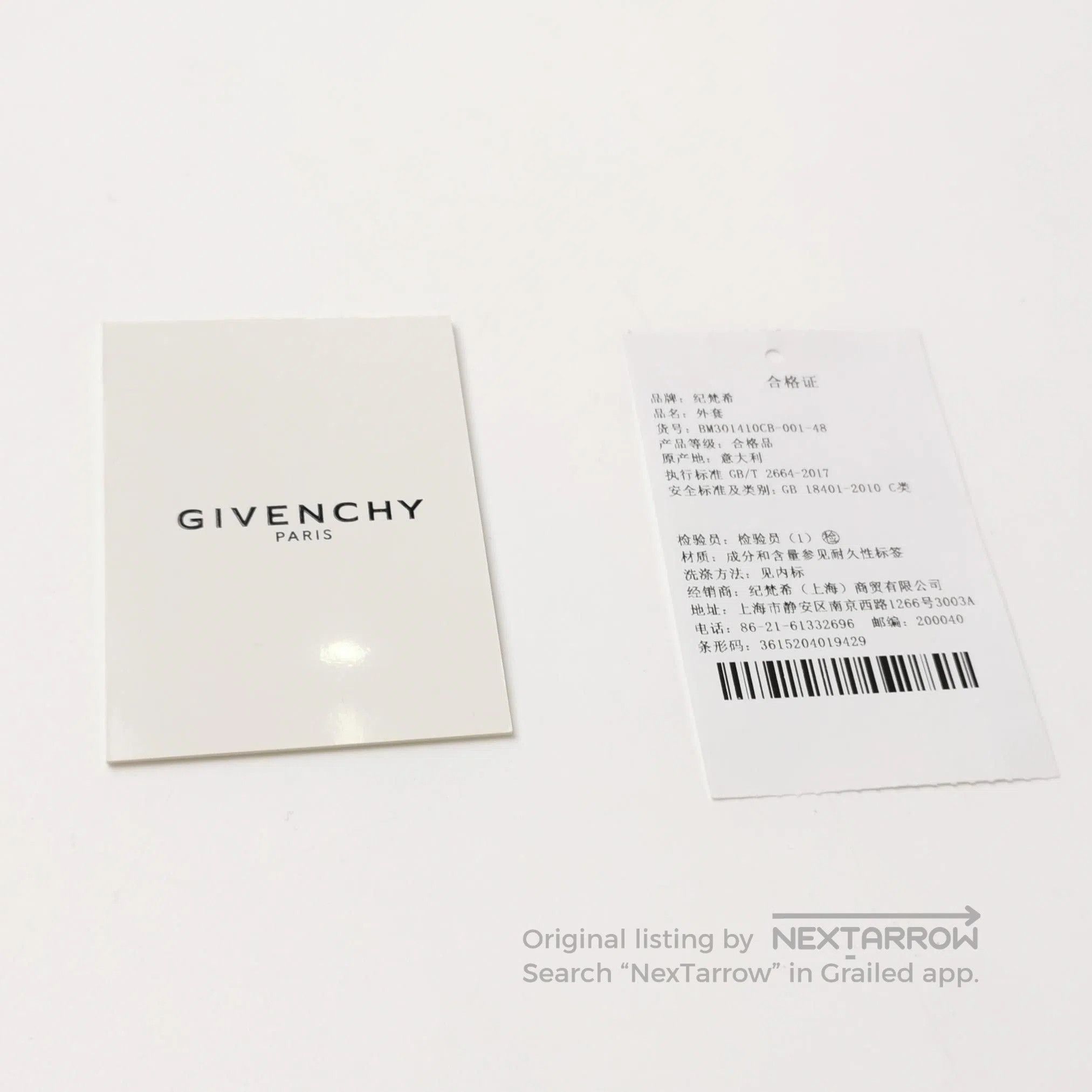 Givenchy Givenchy Cotton Houndstooth Lapel Coat XXL. Size US XXL / EU 58 / 5 - 5 Thumbnail