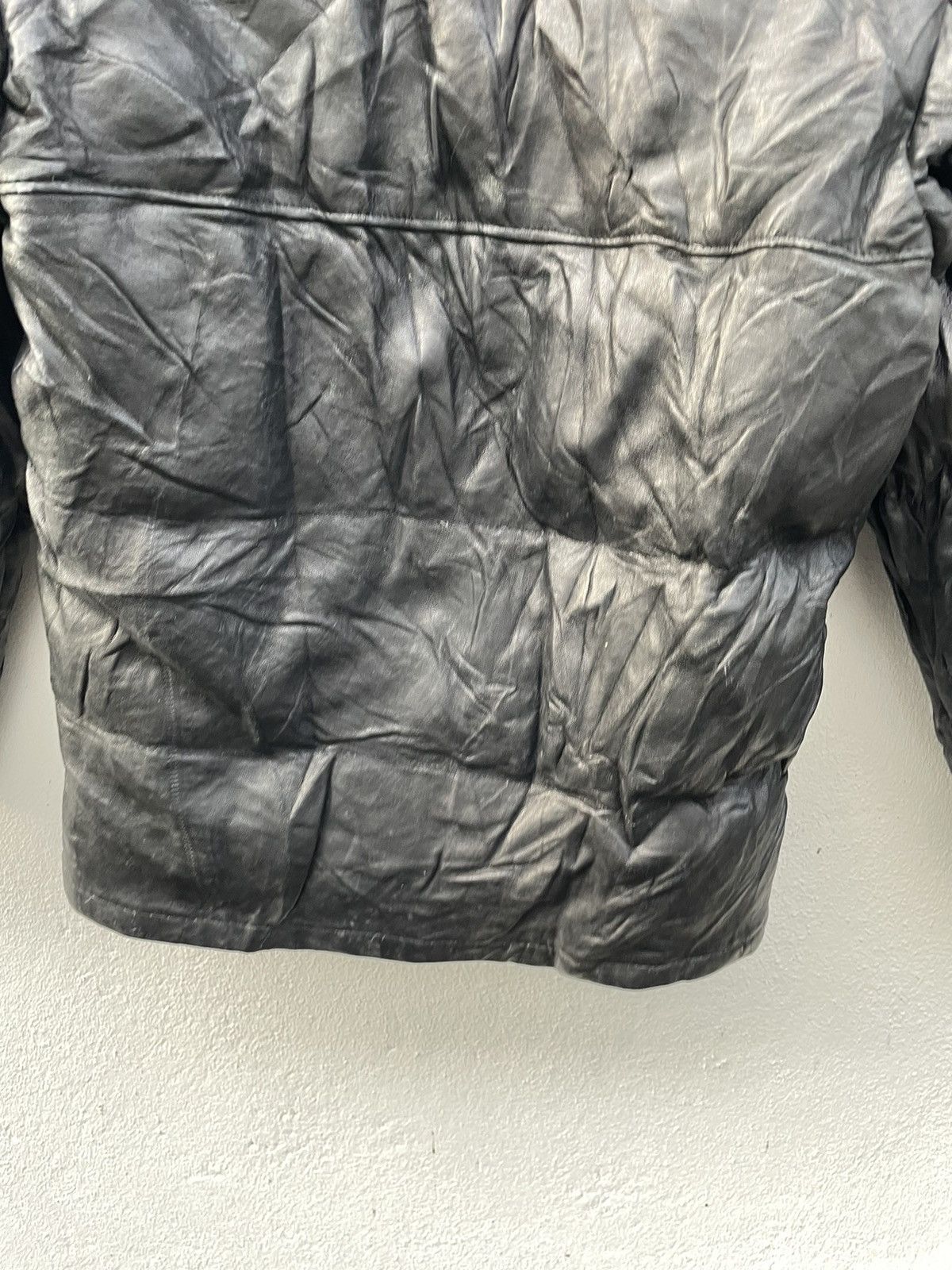 Vintage Vtg Heroes Line Goose Down Leather Puffer Jacket Size 34 Size US XXS / EU 40 - 8 Thumbnail