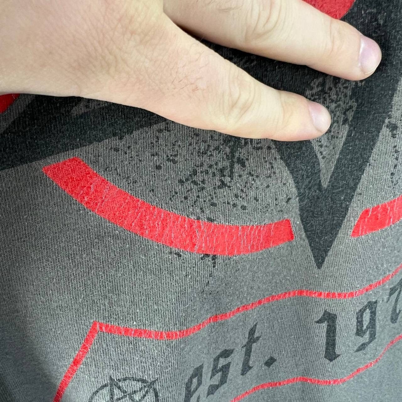 Band Tees Vintage Y2K Exodus Pentagram Logo Rock Band T-Shirt Size US XXL / EU 58 / 5 - 5 Thumbnail