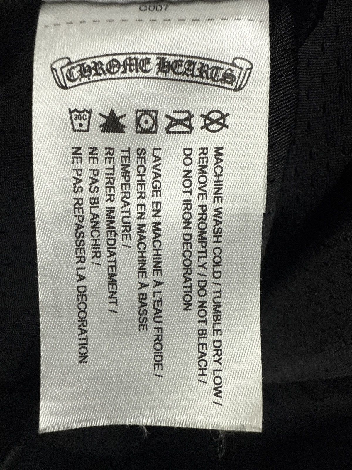 Chrome Hearts CHROME HEARTS MESH JERSEY LONG SLEEVE BLACK Size US L / EU 52-54 / 3 - 12 Thumbnail