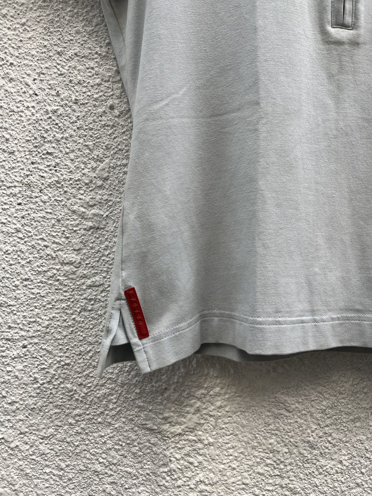 Prada Prada Linea Rossa Soft Blue Half Zip Polo Size S / US 4 / IT 40 - 12 Thumbnail