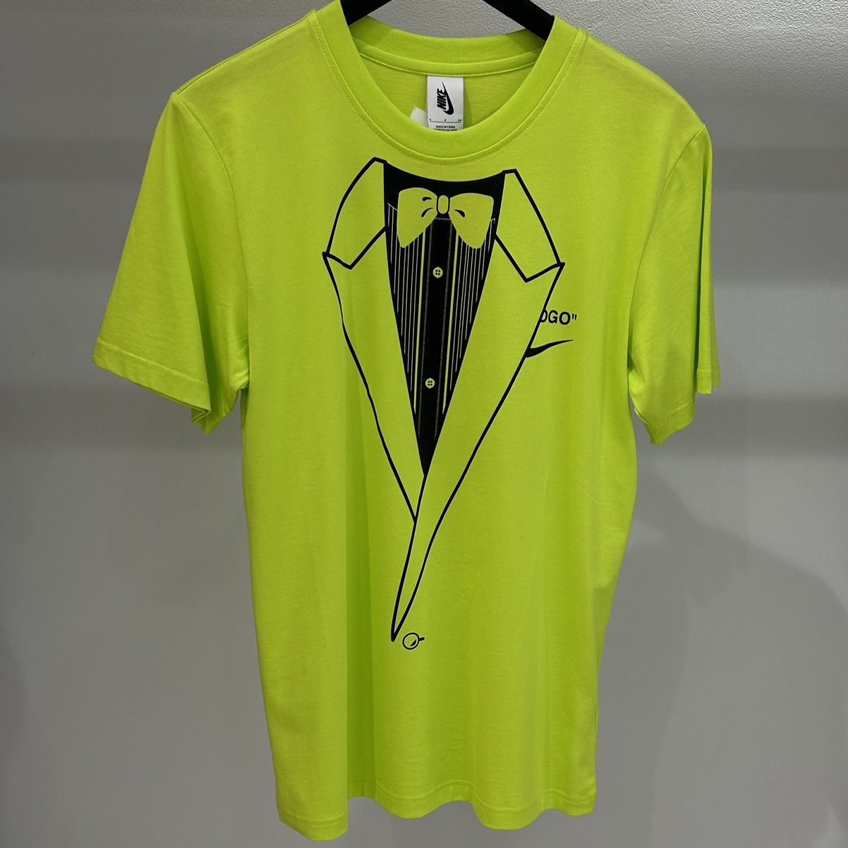 Off-White x Nike NRG A6 Tee Lime Green