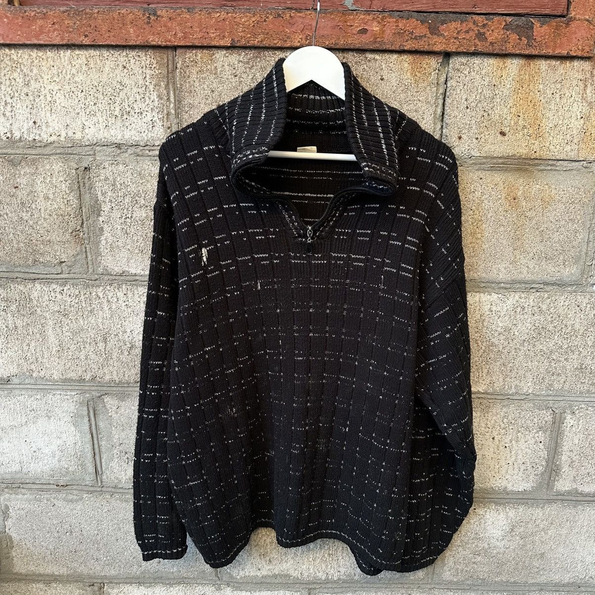 Aran Isles Knitwear Vintage Zip 1/4 Knit Sweater Zip Brooke Y2K 00s USA Size L Size US L / EU 52-54 / 3 - 1 Thumbnail