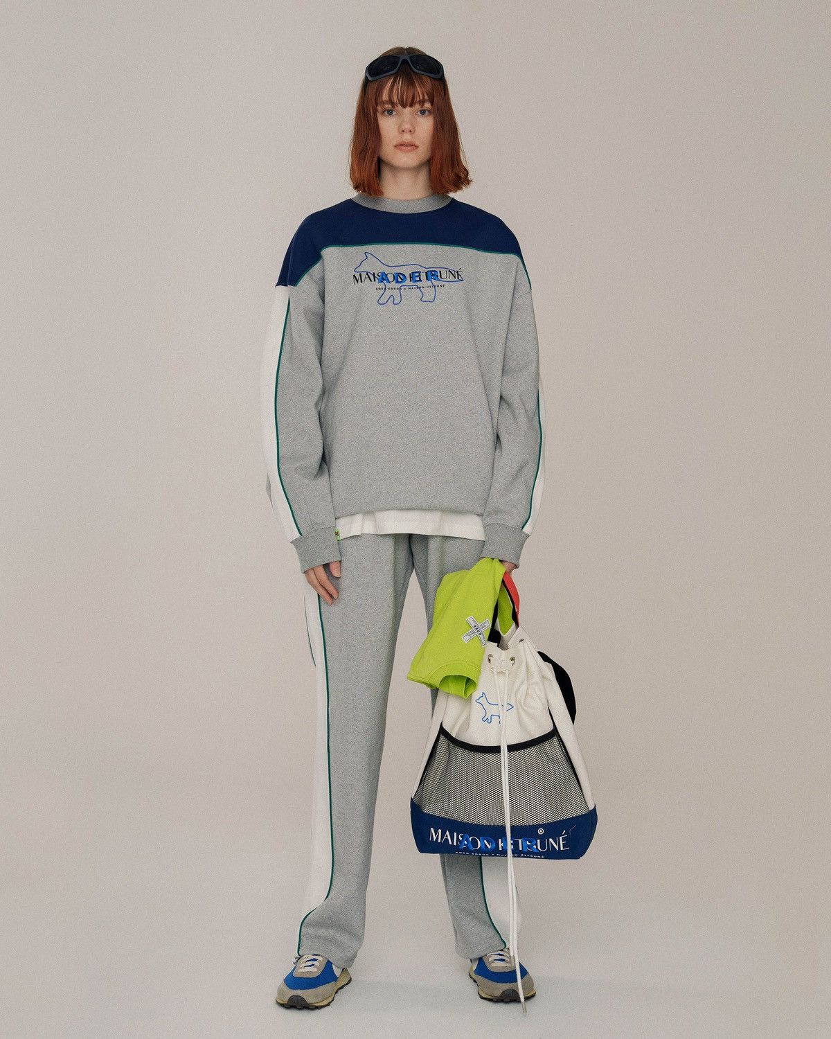 Ader Error × Maison Kitsune SS19 Ader Error x Maison Kitsuné Canvas Tote Bag Size ONE SIZE - 16 Thumbnail
