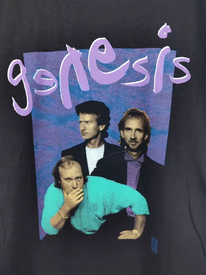 Vintage Vintage 1992 Genesis Open Air European Tour t shirt Size L Size US L / EU 52-54 / 3 - 7 Thumbnail