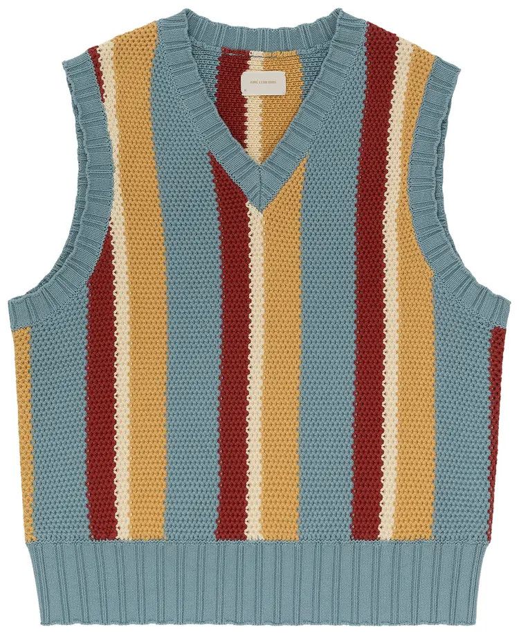 Aime Leon Dore o1mle0925 Striped Sweater Vest in Multicolor Size US L / EU 52-54 / 3 - 1 Preview