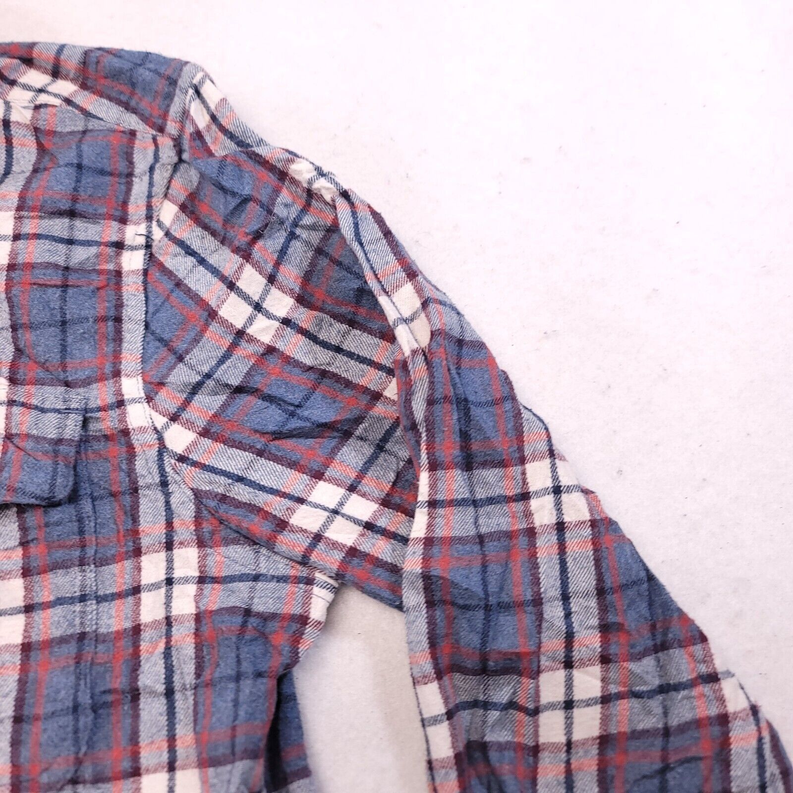 Sonoma Sonoma Tartan Flannel Shirt Mens Size Medium M Blue White Size US M / EU 48-50 / 2 - 5 Thumbnail