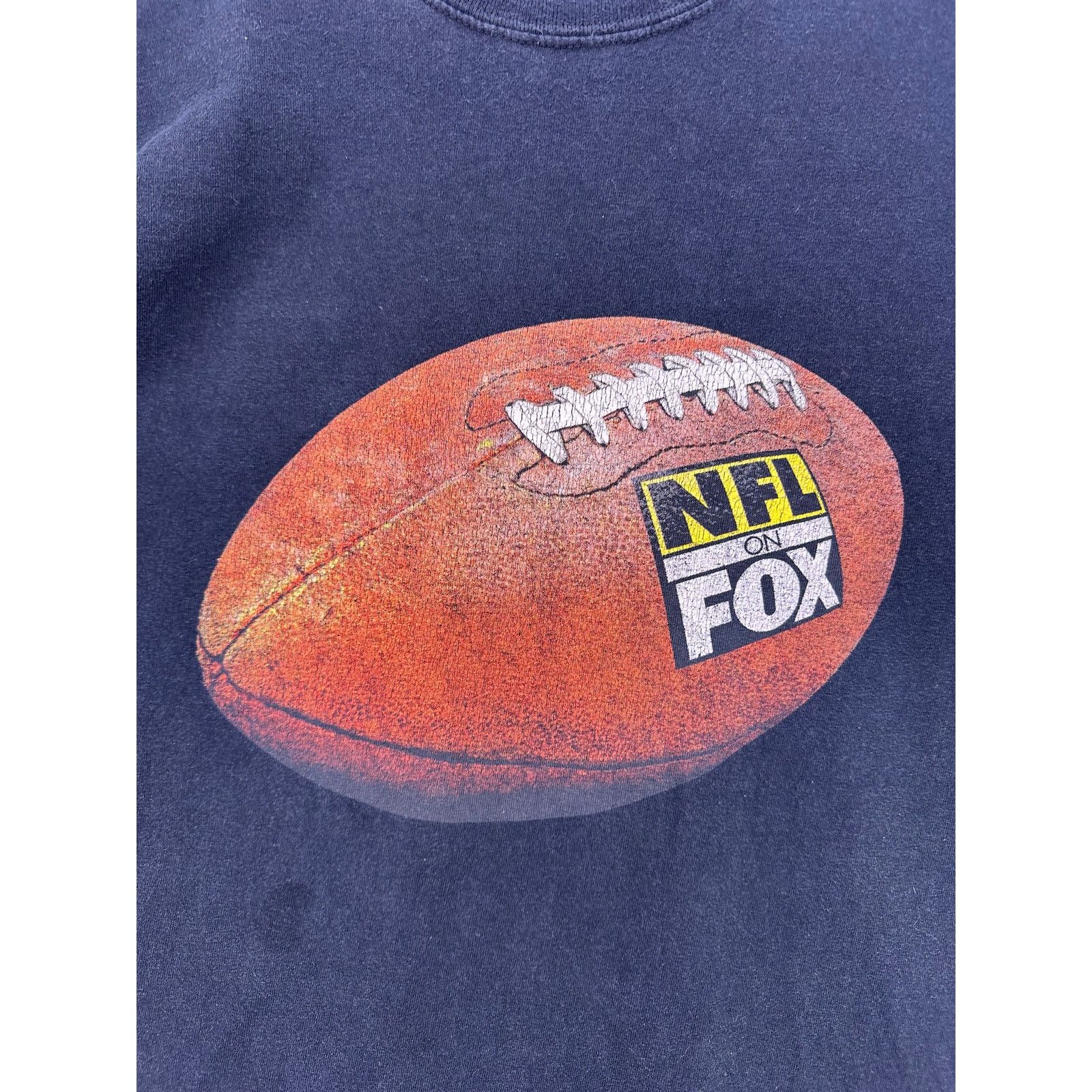 Gildan Vintage Fox NFL Black Tshirt Size XL Size US XL / EU 56 / 4 - 5 Thumbnail