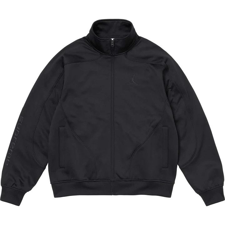 Supreme Supreme Jordan Tricot Track Jacket Black (Size Medium 