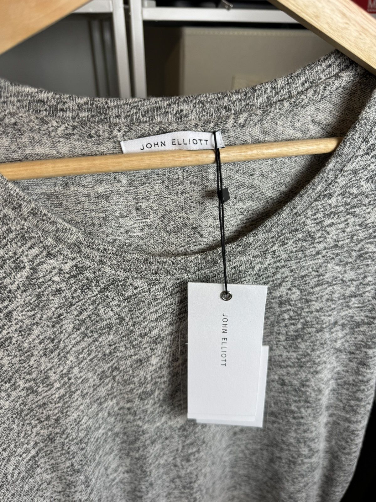 John Elliott John Elliott BNWT Grey Scallop Tee Size US M / EU 48-50 / 2 - 2 Thumbnail