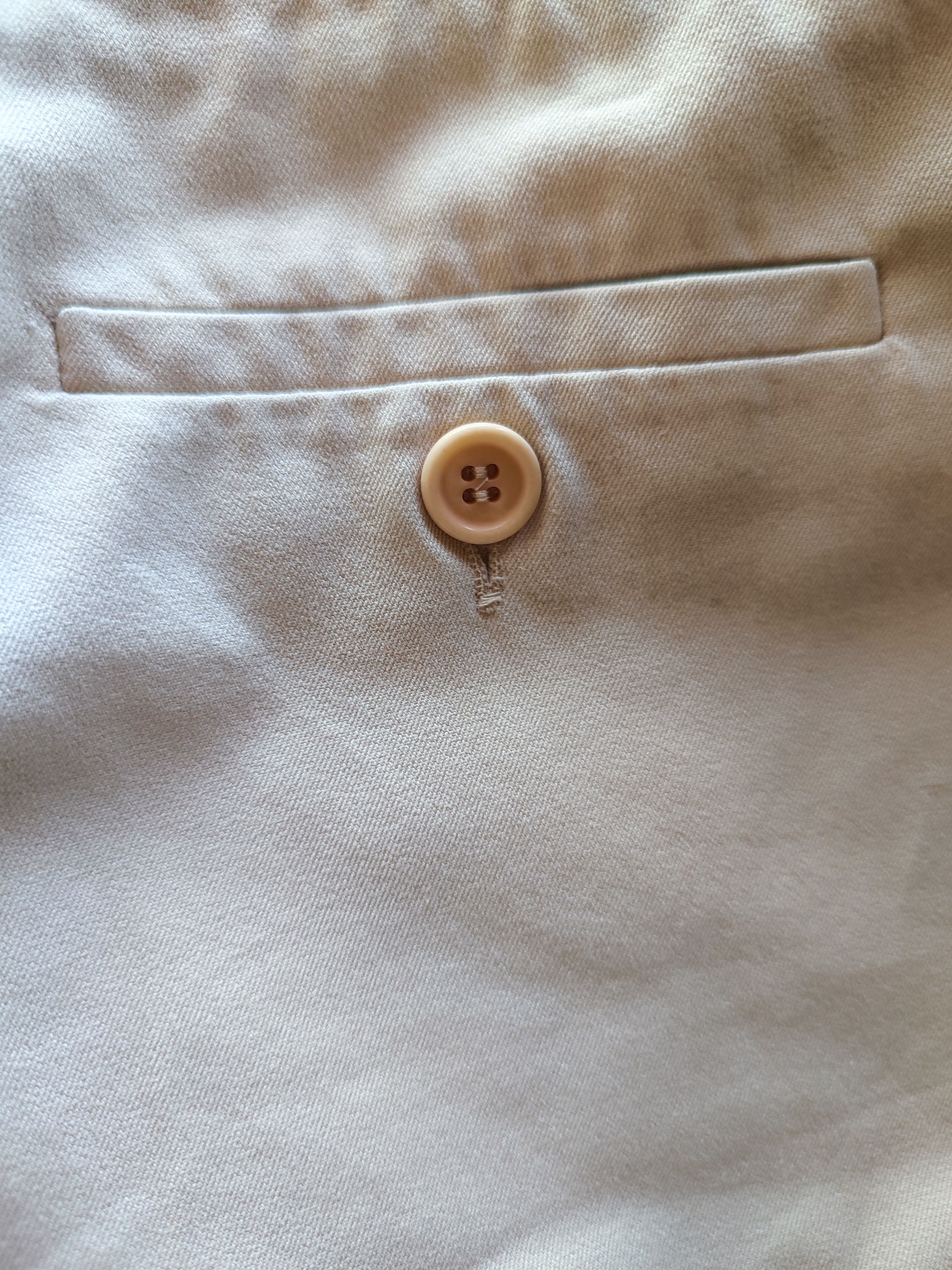 Weekend Max Mara Beige Weekend MaxMara pants, size 40 cotton pants Size 27" / US 4 / IT 40 - 5 Thumbnail