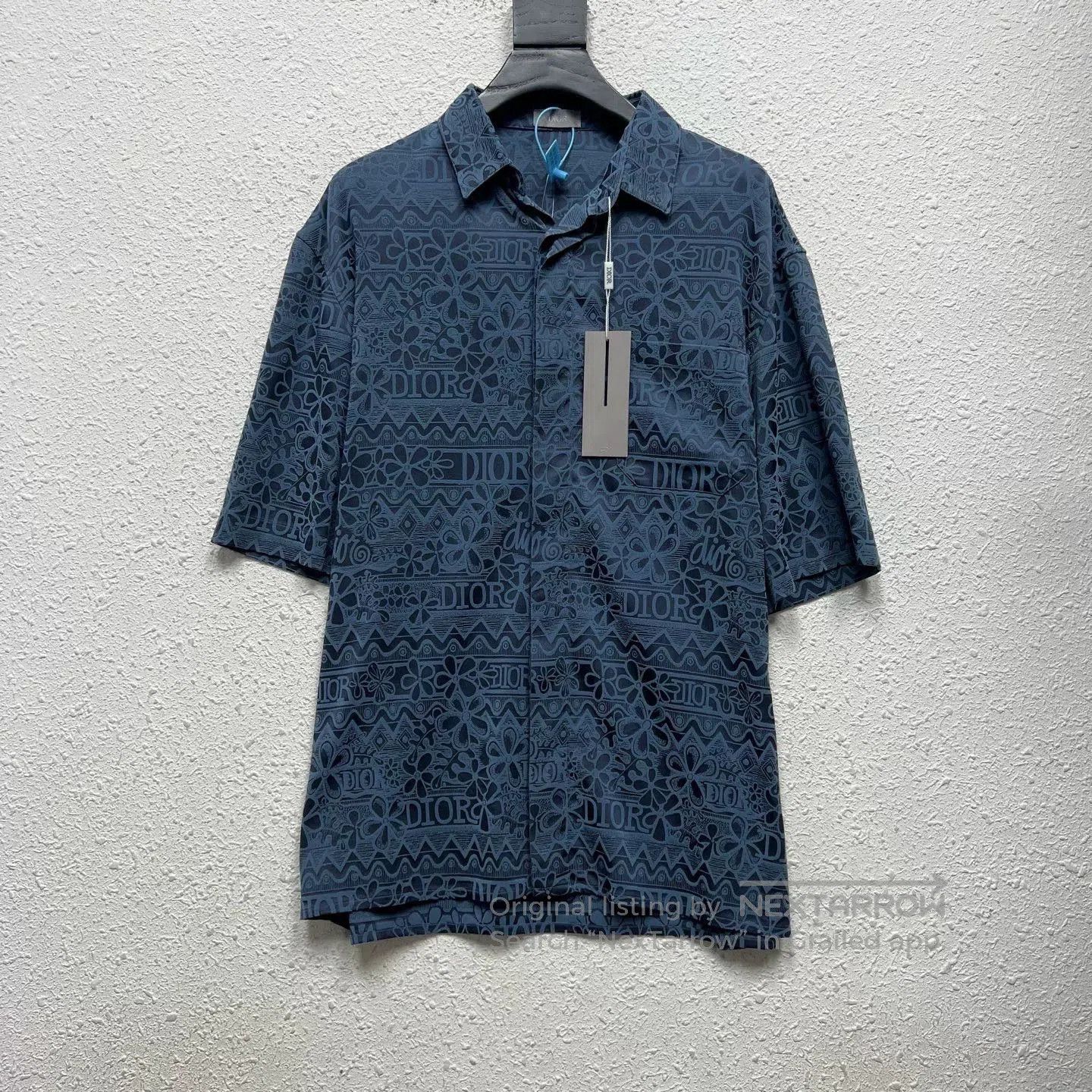 Dior Dior Stussy Short Sleeve Silk Shirt. Size US S / EU 44-46 / 1 - 1 Thumbnail