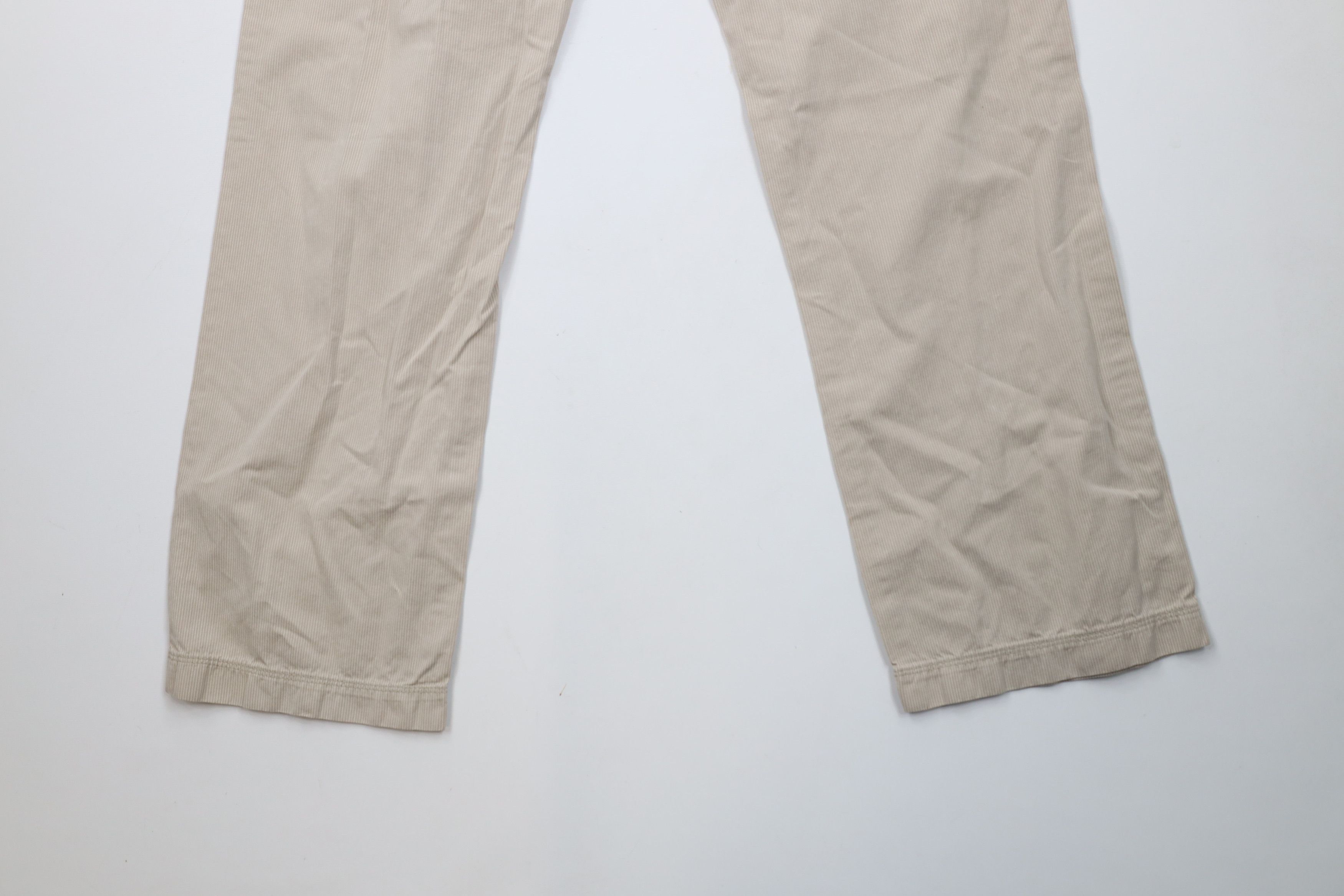 Gap × Vintage Vintage 90s Y2K Gap Surplus Pinstriped Wide Leg Chino Pants Size US 32 / EU 48 - 10 Thumbnail