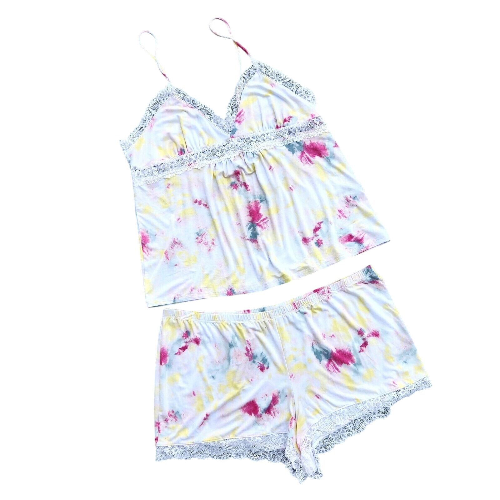 The Unbranded Brand INC Int. Concepts Women Lounge Lace-Trim Pajama Set Size XL Size ONE SIZE - 2 Thumbnail