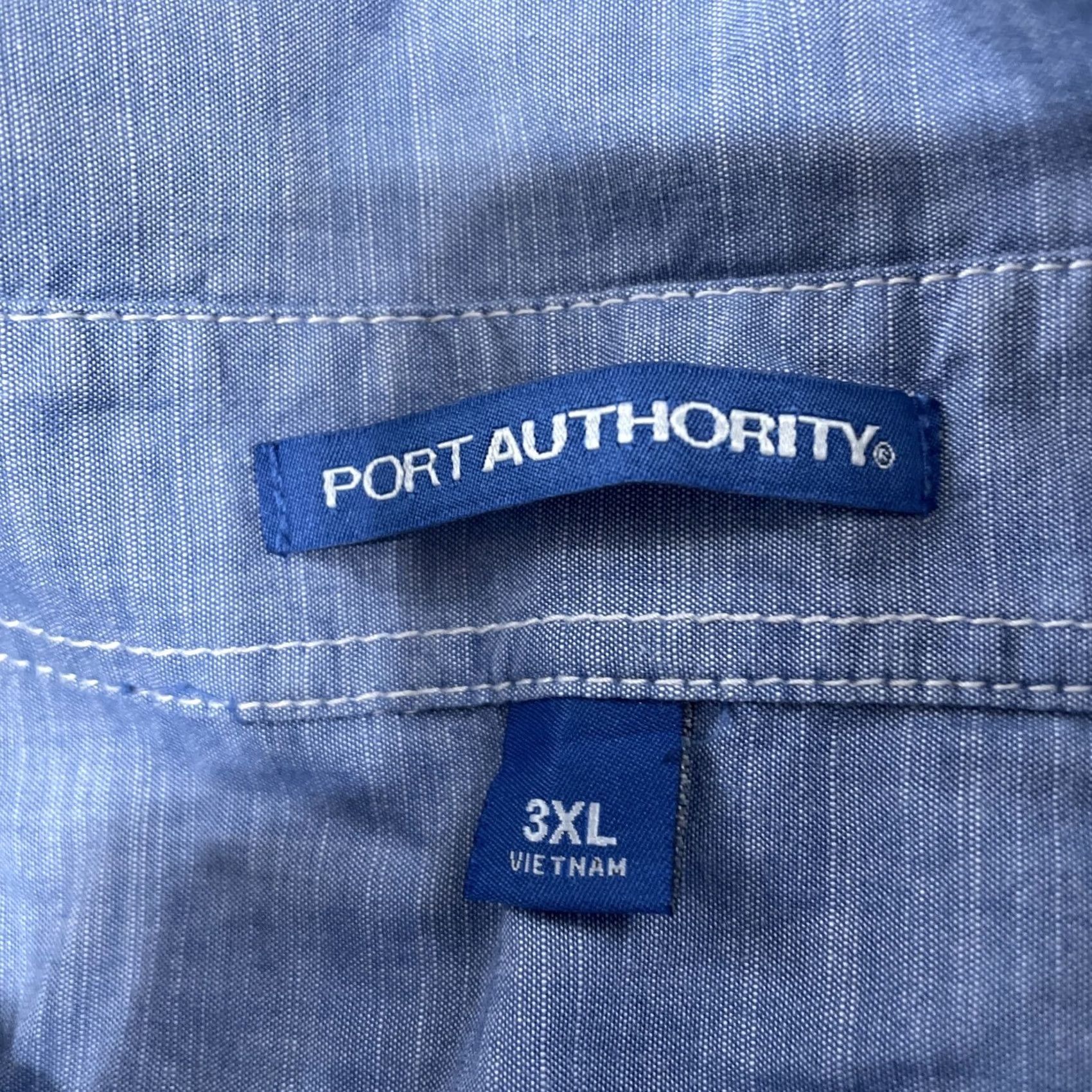 Port Authority Port Authority Button Up Shirt Men 3XL Blue Light Chambray Western Pockets Casual Button-Up Shirt Mens 3XL Blue Chambray Western Capsule Size US XXL / EU 58 / 5 - 5 Thumbnail