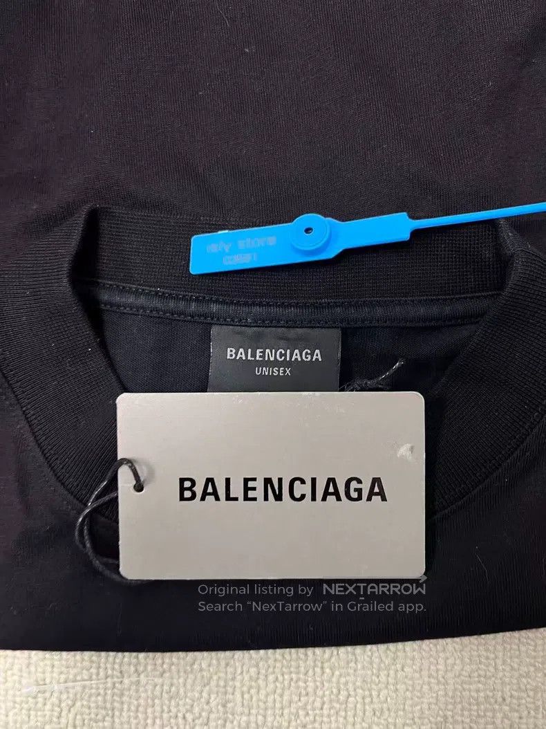 Balenciaga Balenciaga Logo Printed Short Sleeve Round Neck T-Shirt Size US S / EU 44-46 / 1 - 7 Thumbnail