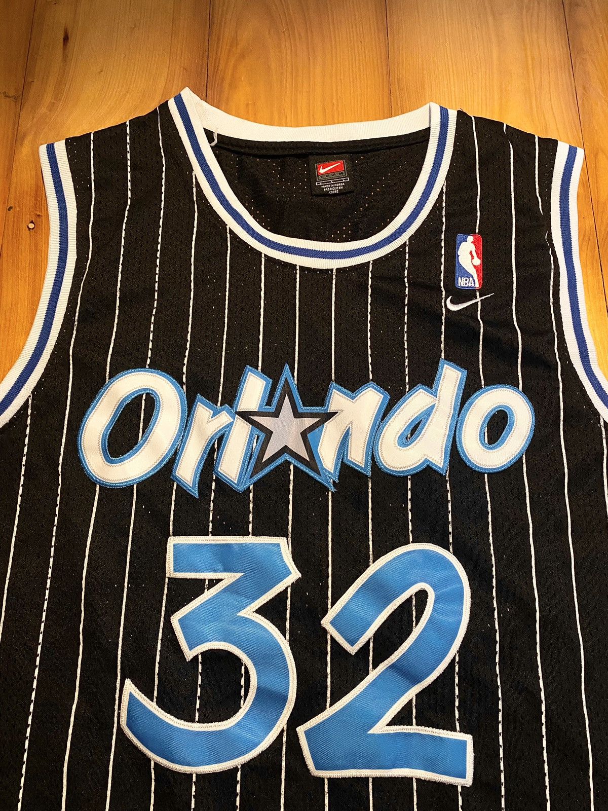 Nike Vintage ‘90s Nike Shaquille O’neal Orlando Magic Jersey Size US L / EU 52-54 / 3 - 3 Thumbnail