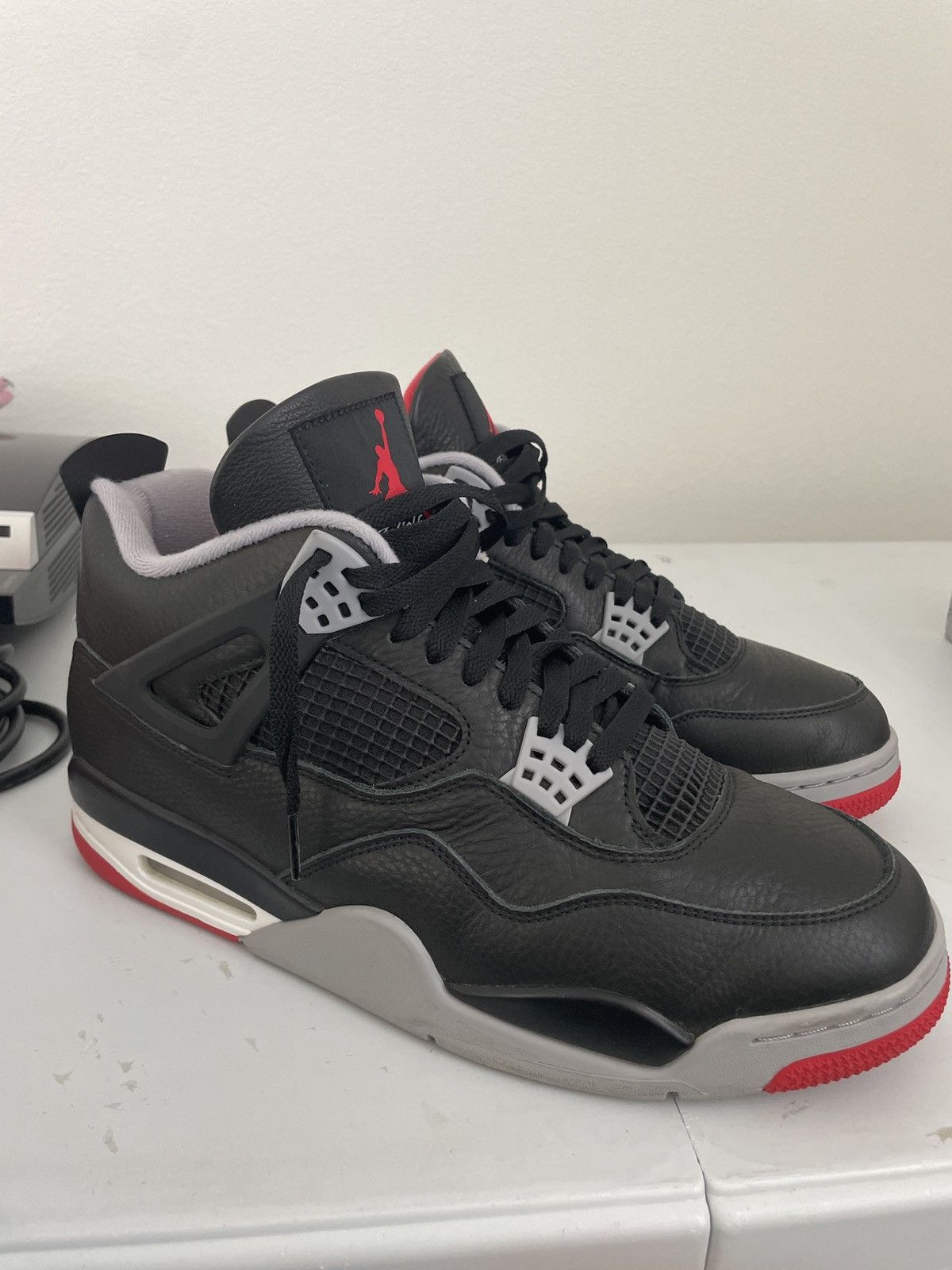Jordan Brand Jordan 4 Retro Bred Size US 12 / EU 45 - 2 Thumbnail