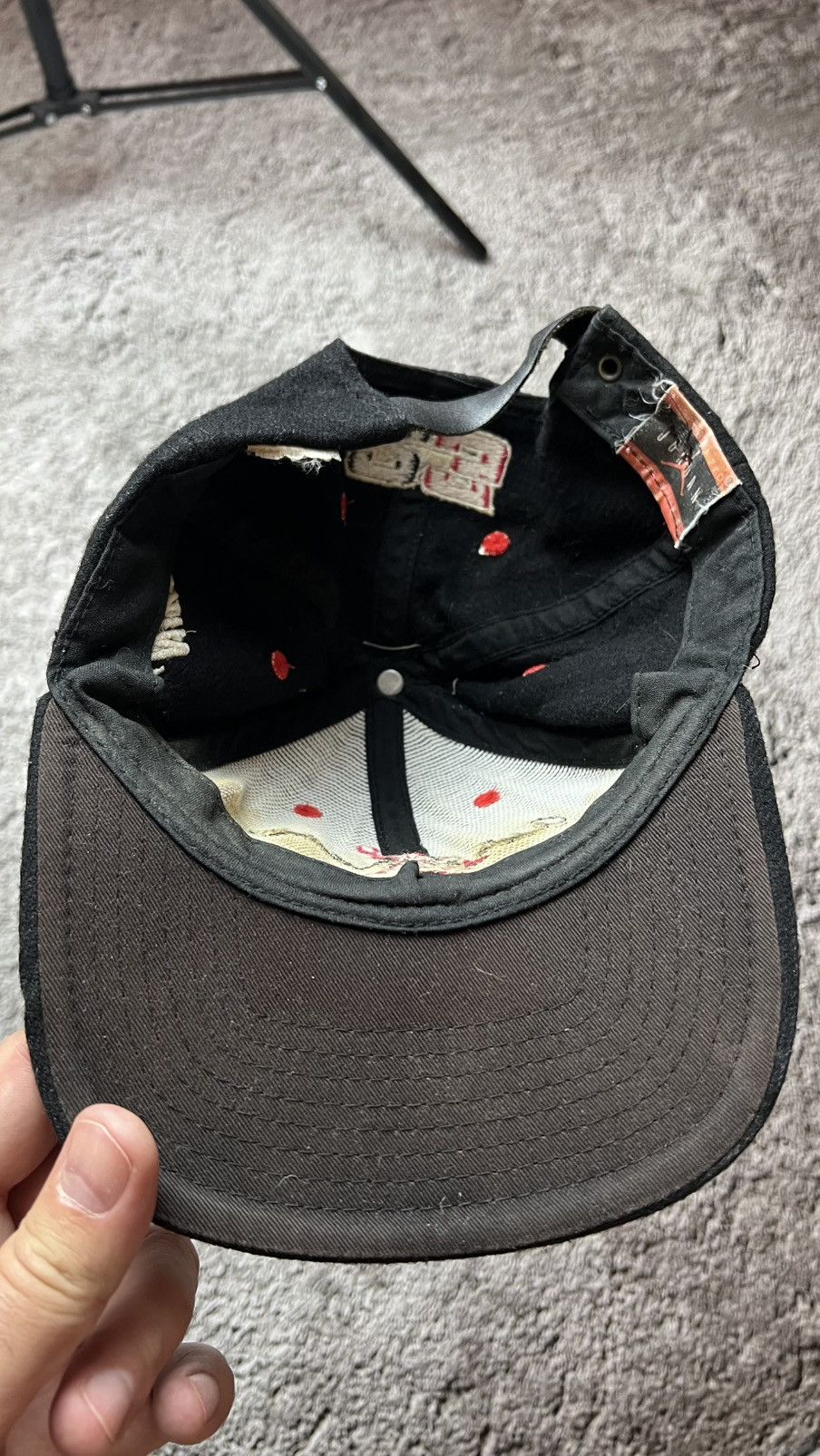 Jordan Brand Early 00’s nike air jordan brand wool hat Size ONE SIZE - 4 Thumbnail