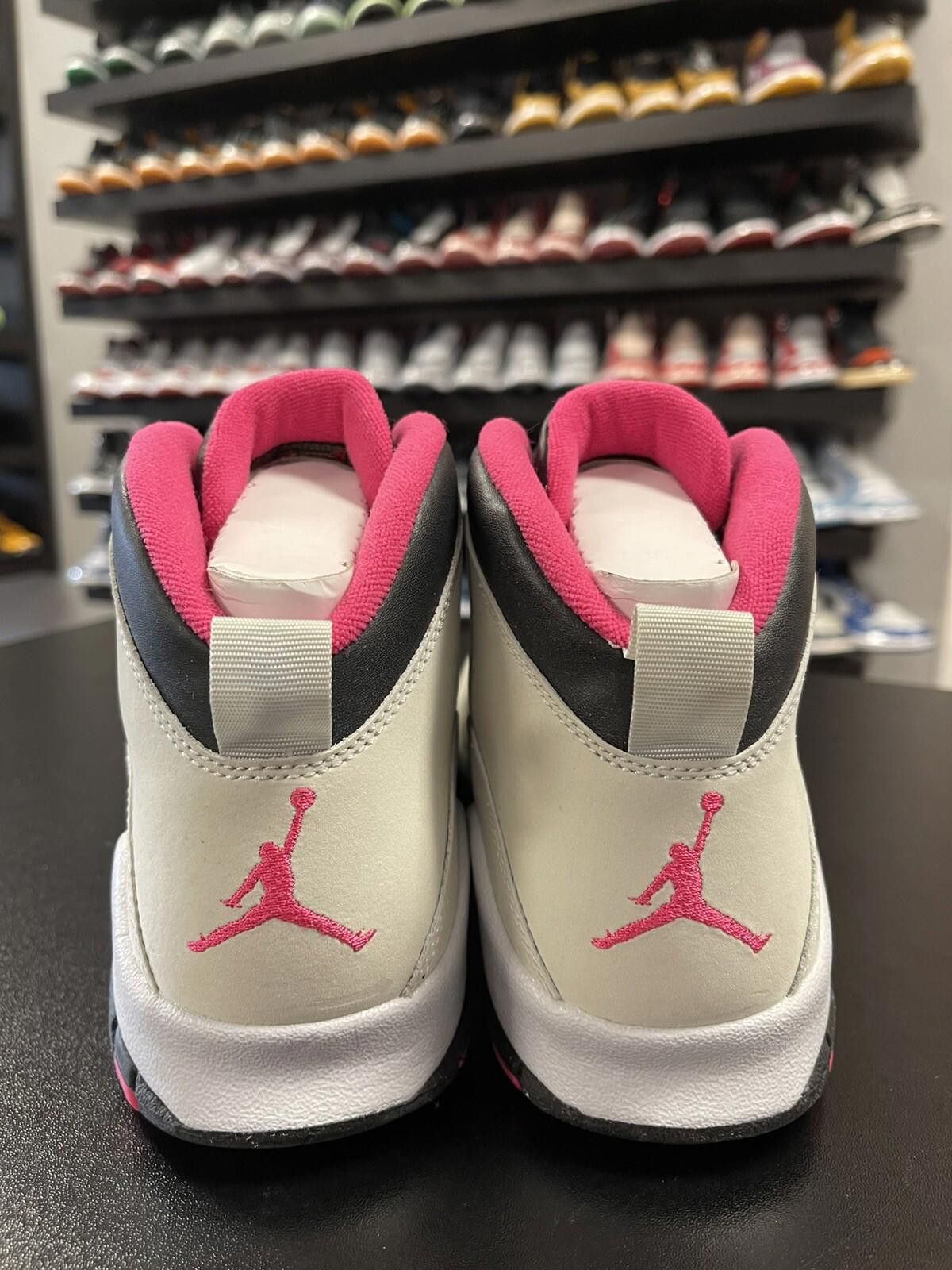 Jordan Brand Size 6.5y - Jordan 10 Retro Vivid Pink (GS) 487211-008 Size US 6.5 / EU 39-40 - 4 Thumbnail