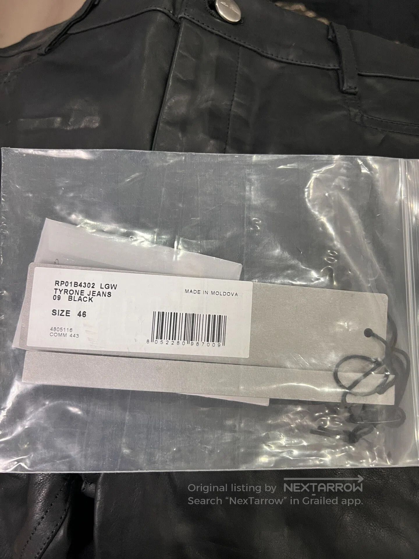 Rick Owens Rick Owens Black Leather Pants. Size US 30 / EU 46 - 6 Thumbnail