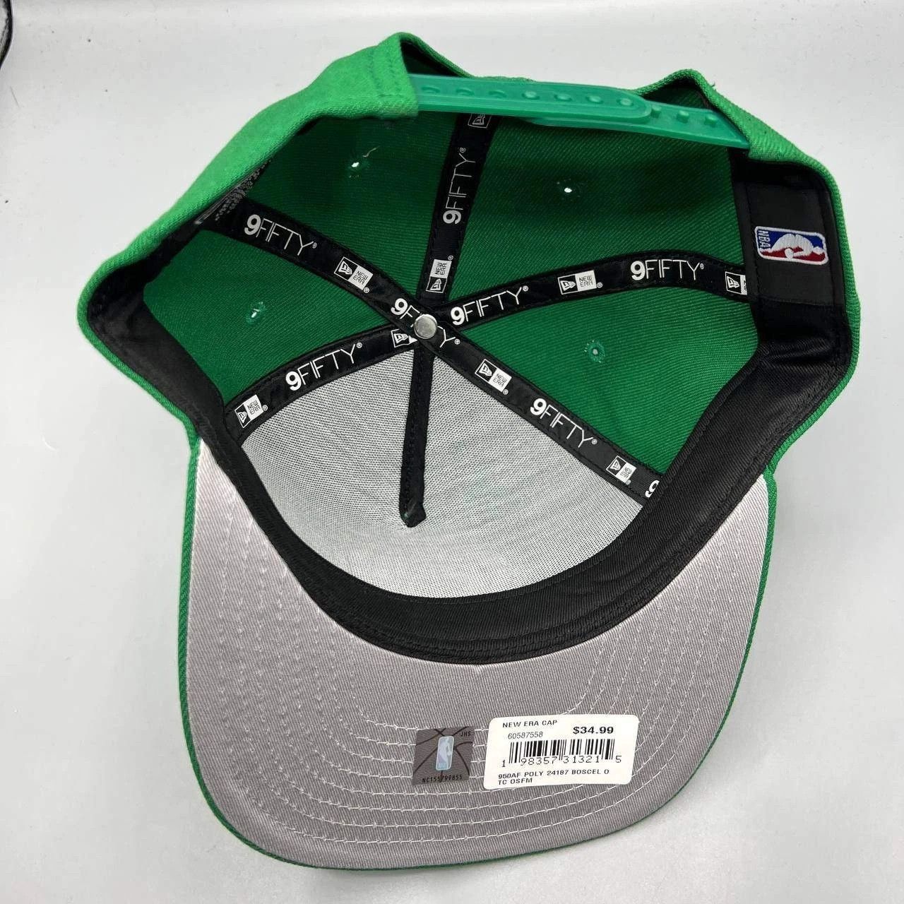 New Era Boston Celtics Hat Men Green NBA Snap Back Cap New A-Frame Size ONE SIZE - 2 Thumbnail