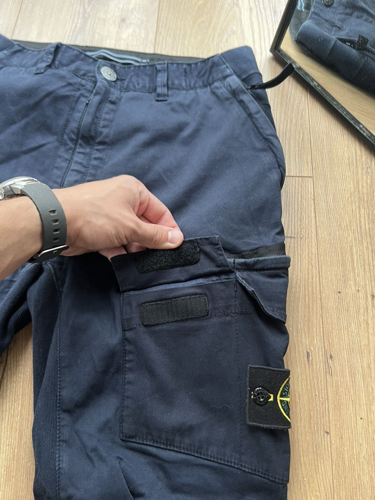 Stone Island STONE ISLAND CARGO MULTIPOCKET Y2K RARE CARGO PANTS Size US 28 / EU 44 - 5 Thumbnail