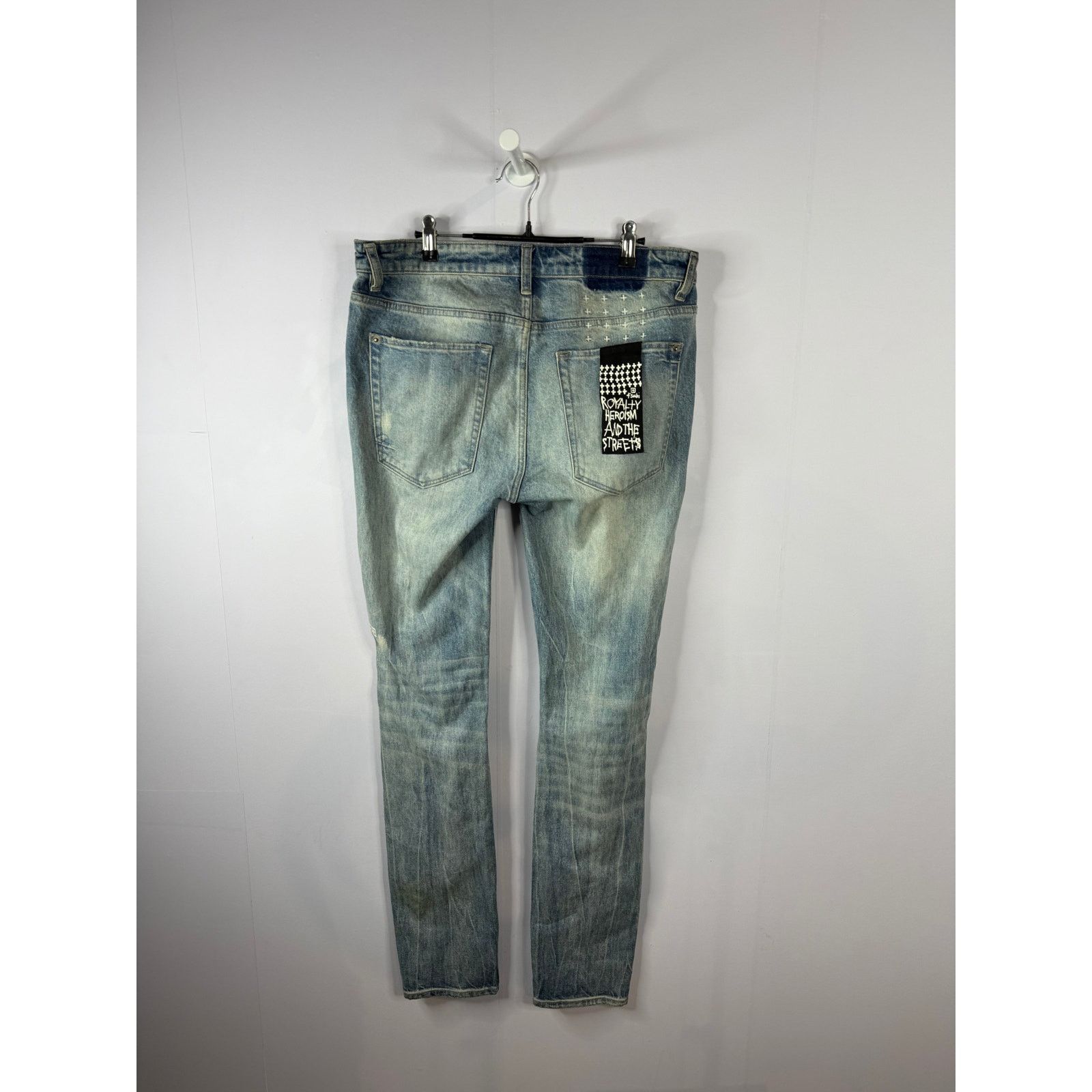 Rta Ksubi Blue White Jeans Used 34 Size US 34 / EU 50 - 2 Thumbnail