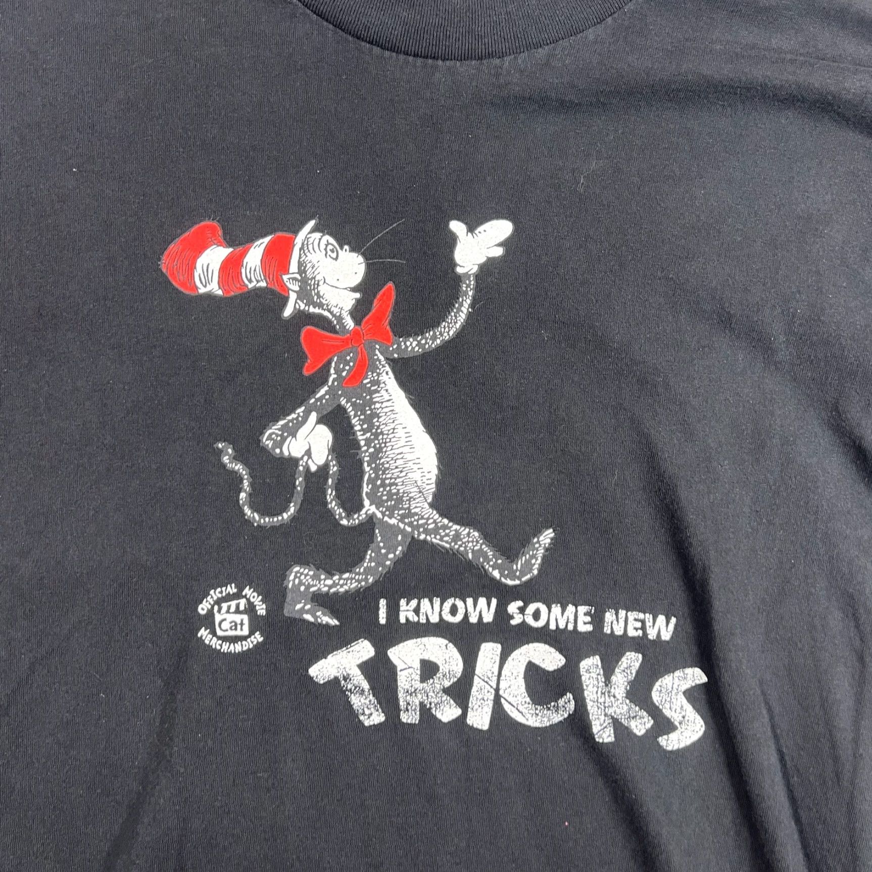Vintage VINTAGE Dr Seuss Cat in The Hat T-Shirt Crew Neck Short Sleeve Blue Cotton Size M Mens Movie Size US M / EU 48-50 / 2 - 2 Thumbnail