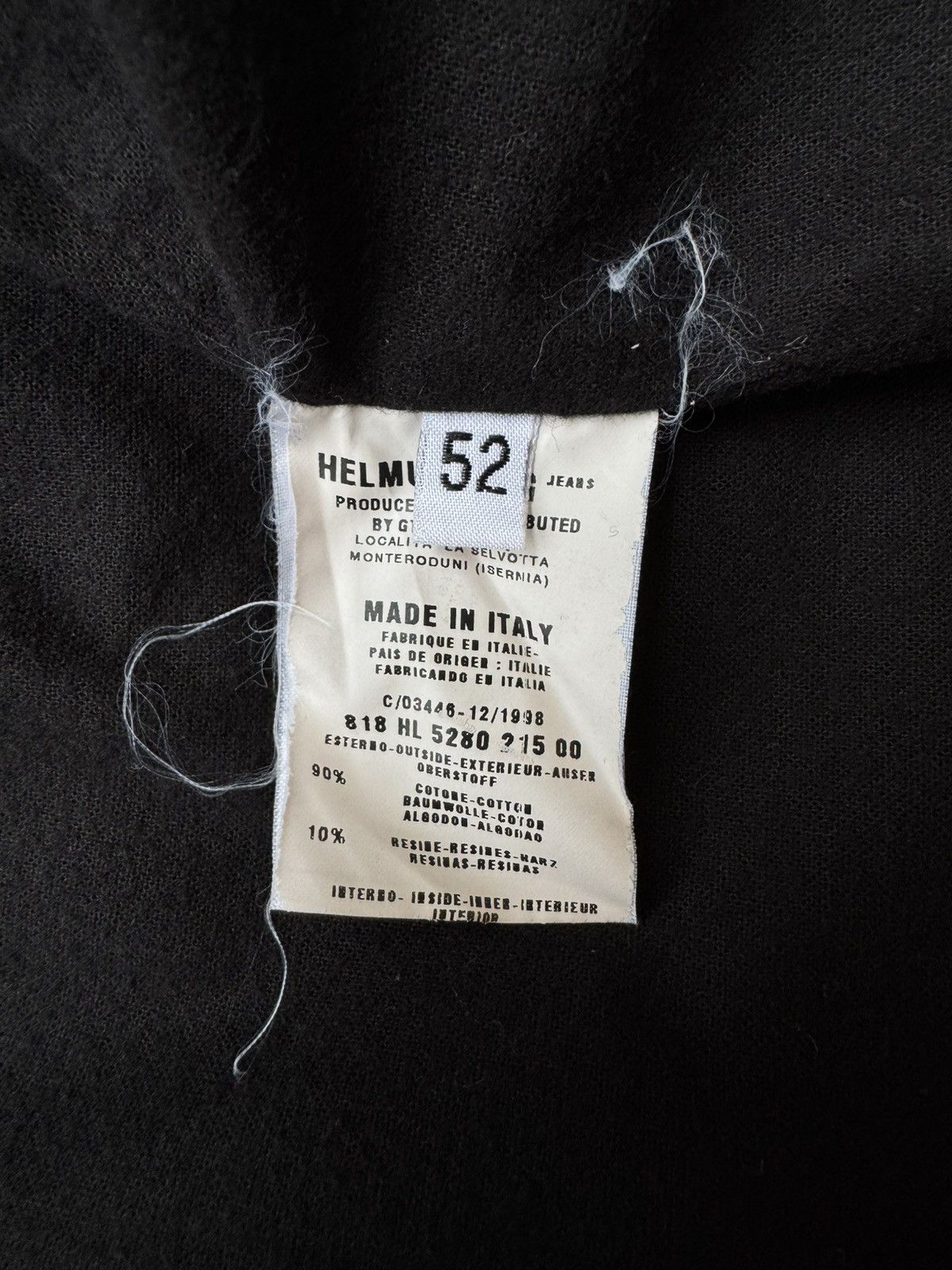Helmut Lang Helmut Lang SS99 Cotton Peacoat Size US L / EU 52-54 / 3 - 11 Thumbnail