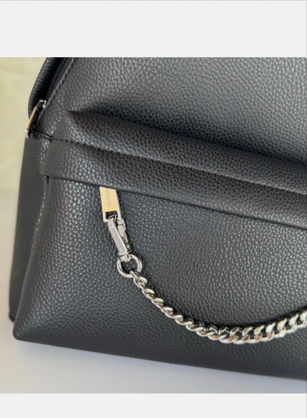 Michael Kors Michael Kors Slater Large Chain Leather Backpack Size ONE SIZE - 8 Thumbnail