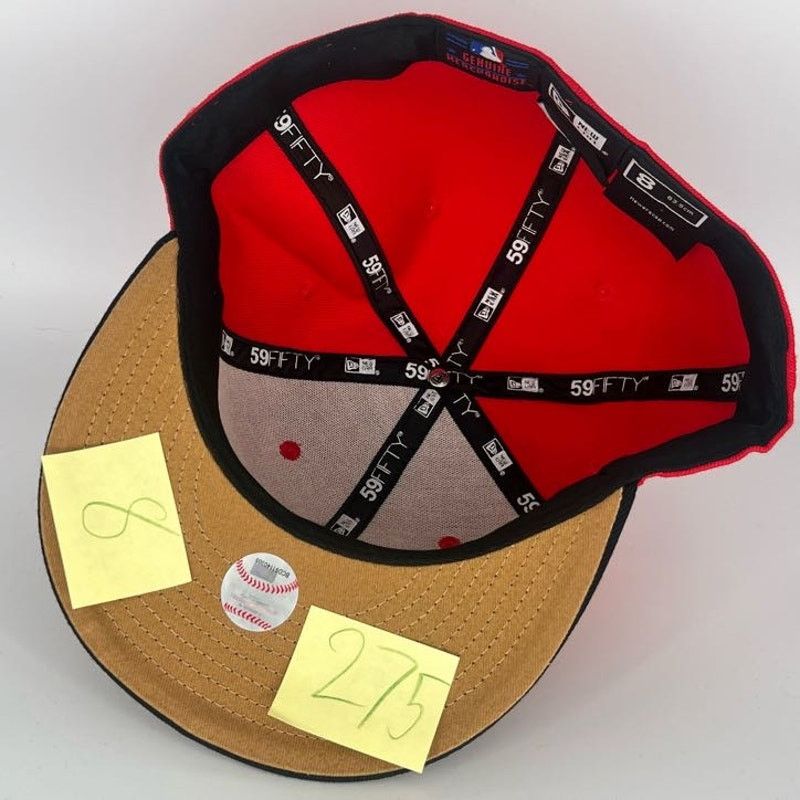 New Era Size 8 Red Black Houston Astros 1986 ASG Side Patch New Era Size ONE SIZE - 5 Thumbnail