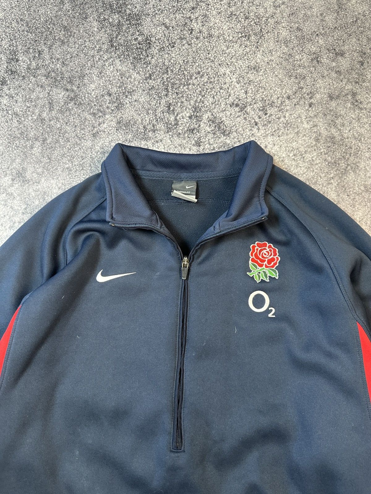 Nike × Vintage Y2k vintage Nike England Long Rugby Jacket Streetwear L Rare Size US L / EU 52-54 / 3 - 2 Thumbnail