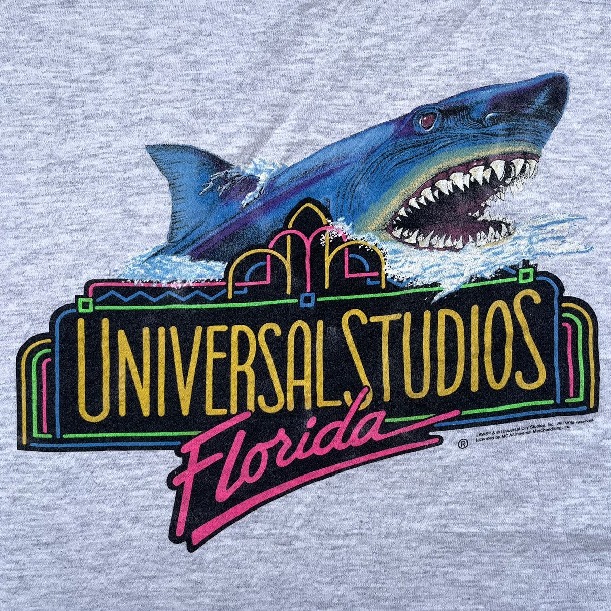 Universal Studios × Vintage Vintage JAWS Movie Tee Promo 90’s T-Shirt Size US XL / EU 56 / 4 - 3 Thumbnail
