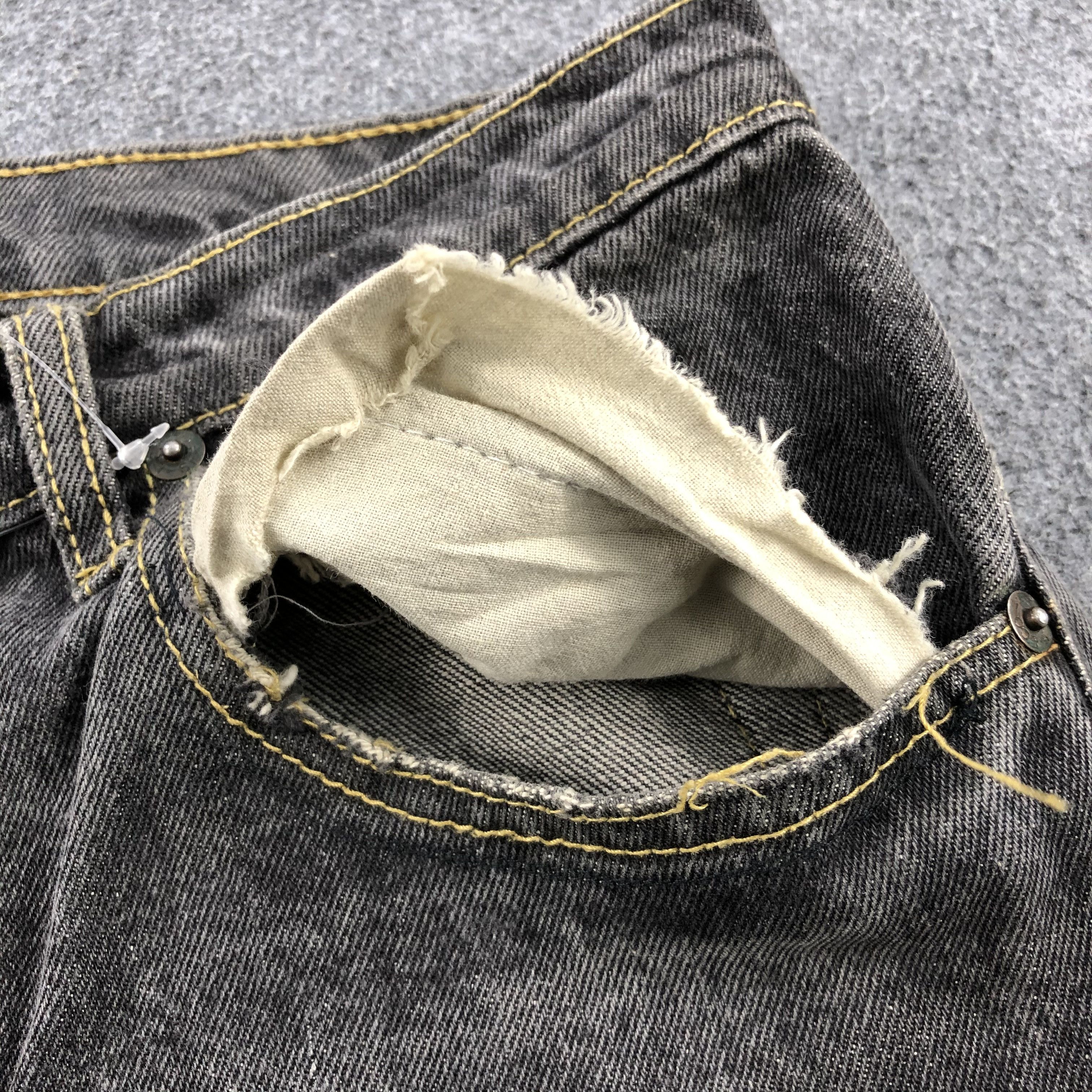 Levi's Vintage 90s Distress Levis 501 Earth Tone Jeans-JM1587 Size US 38 / EU 54 - 11 Thumbnail